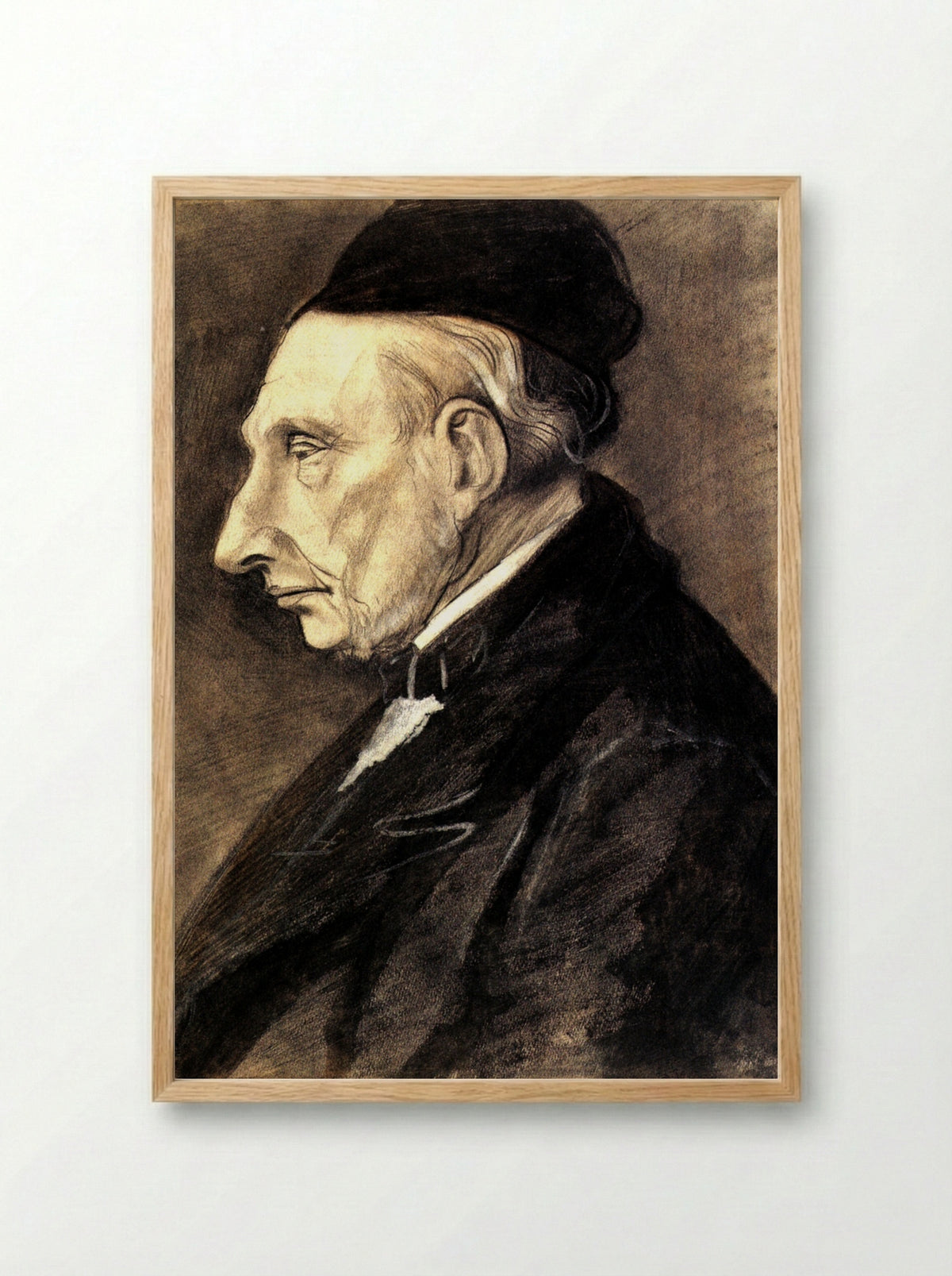 Portrait of Vincent van Gogh, the Artist's Grandfather - Vincent van Gogh - Framed Print Wood