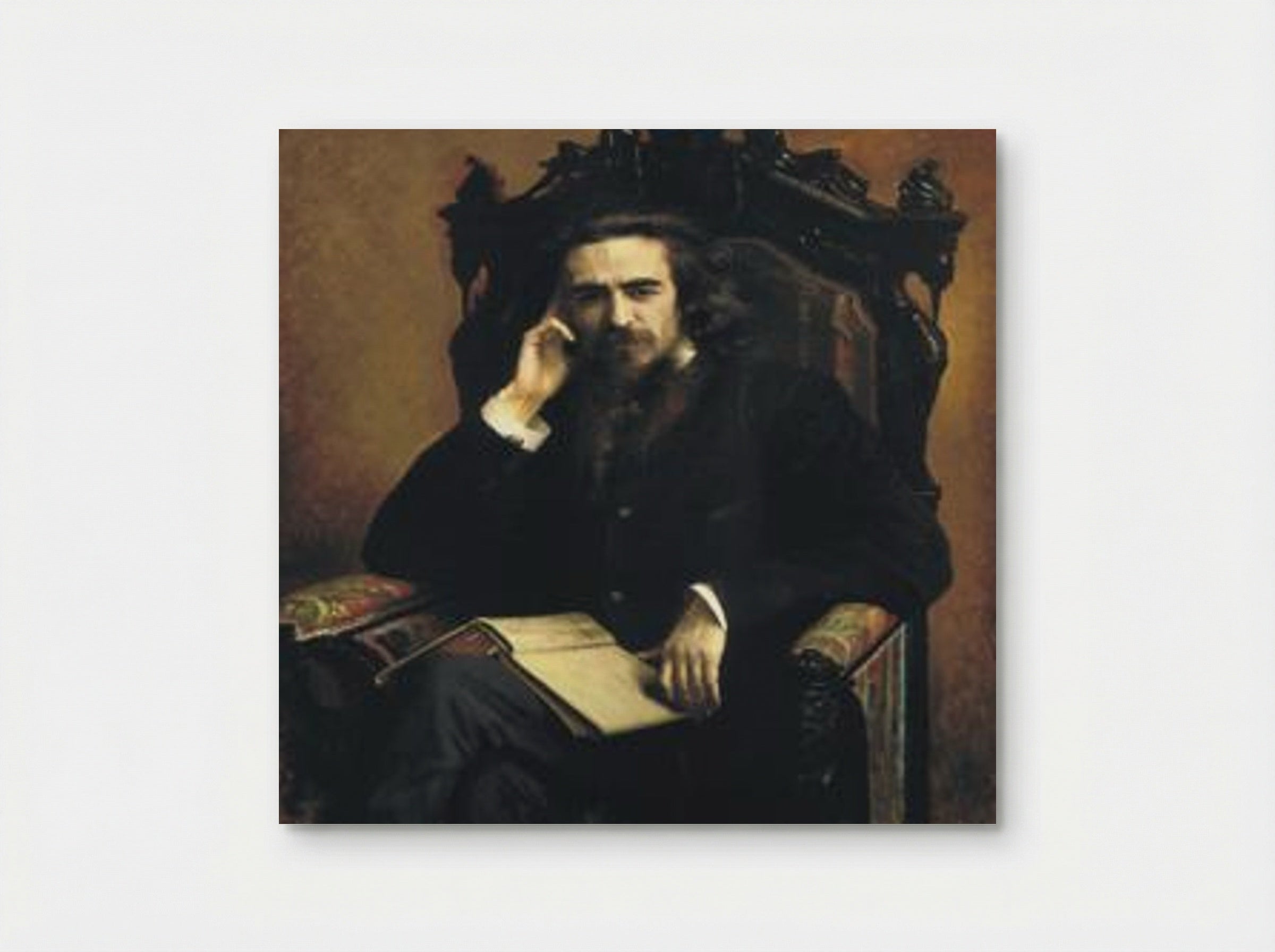Portrait of Vladimir Solovyov - Ivan Kramskoy - Poster