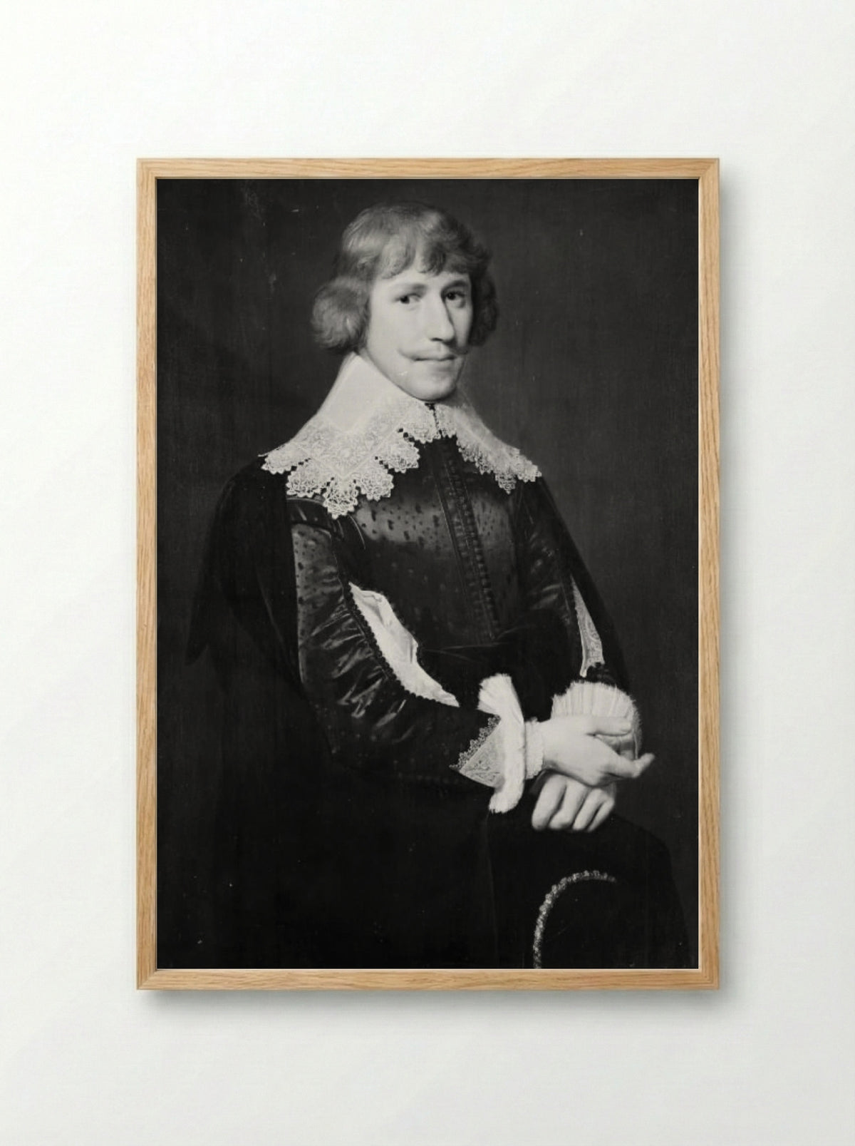 Portrait of Willem Frederik, Count of Nassau-Dietz - Wybrand de Geest (I) - Framed Print Wood