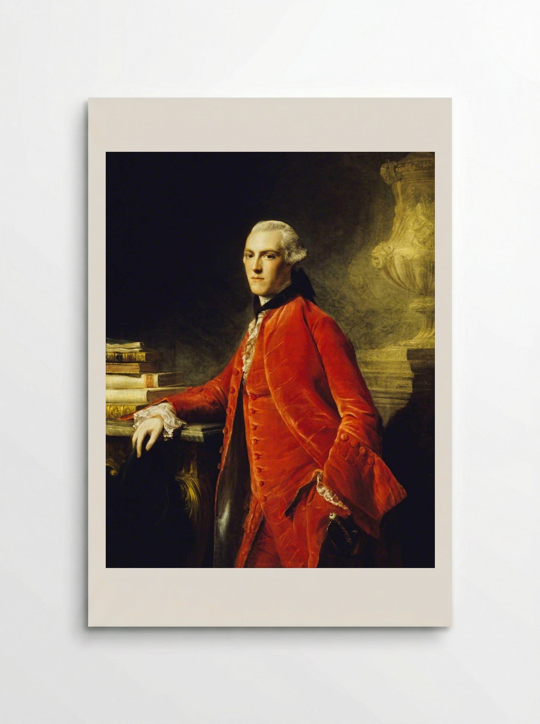 Portrait of William Colyear, Viscount Milsington - Allan Ramsay - Poster