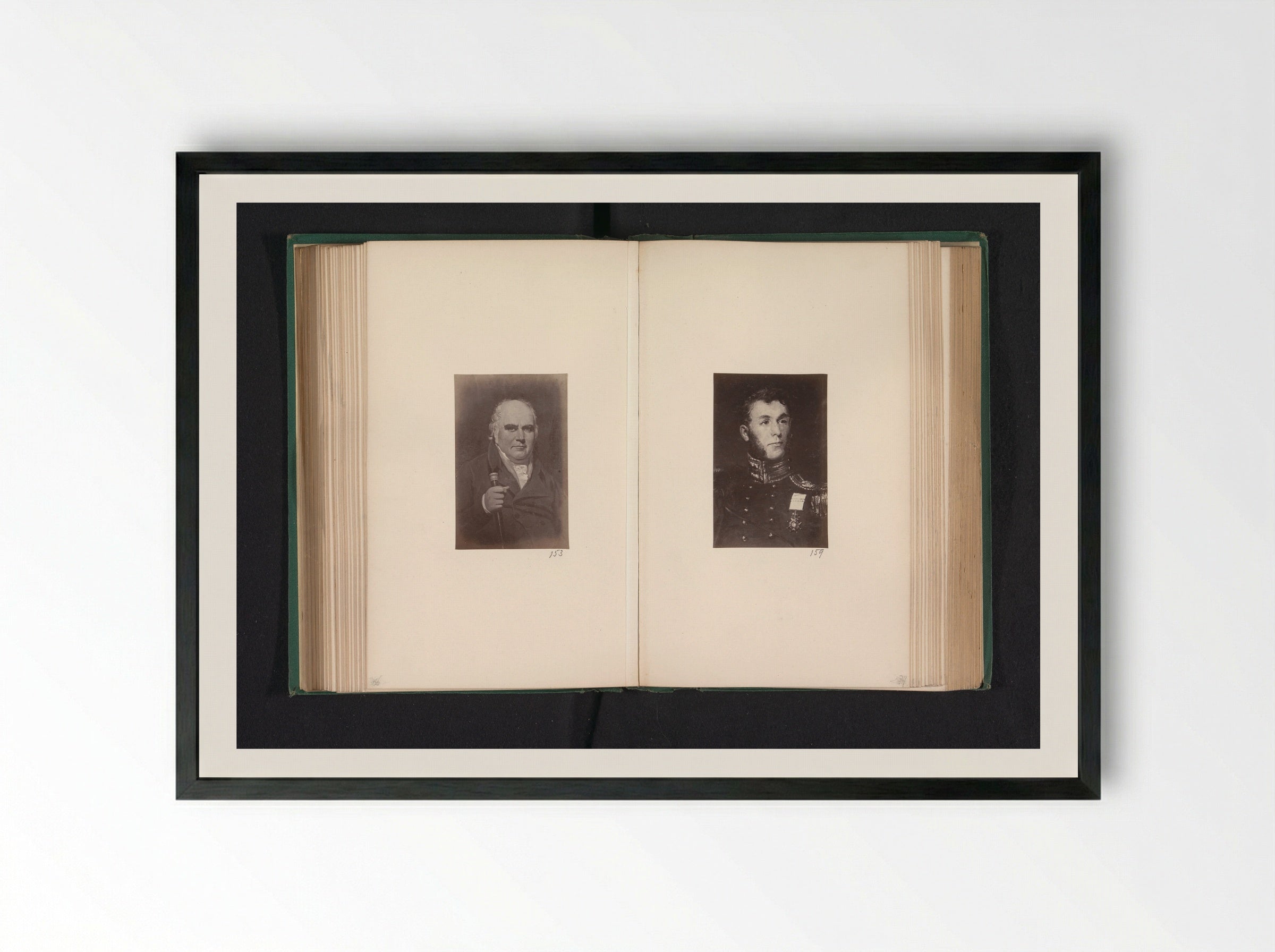 Portrait of William Dixon - Thomas Annan - Framed Print Black