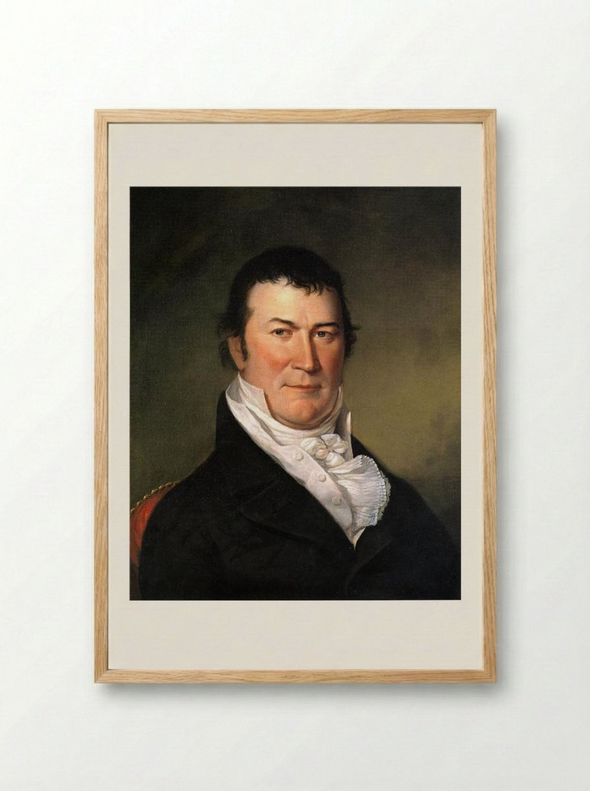 Portrait of William Harris Crawford - Charles Willson Peale - Framed Print Wood