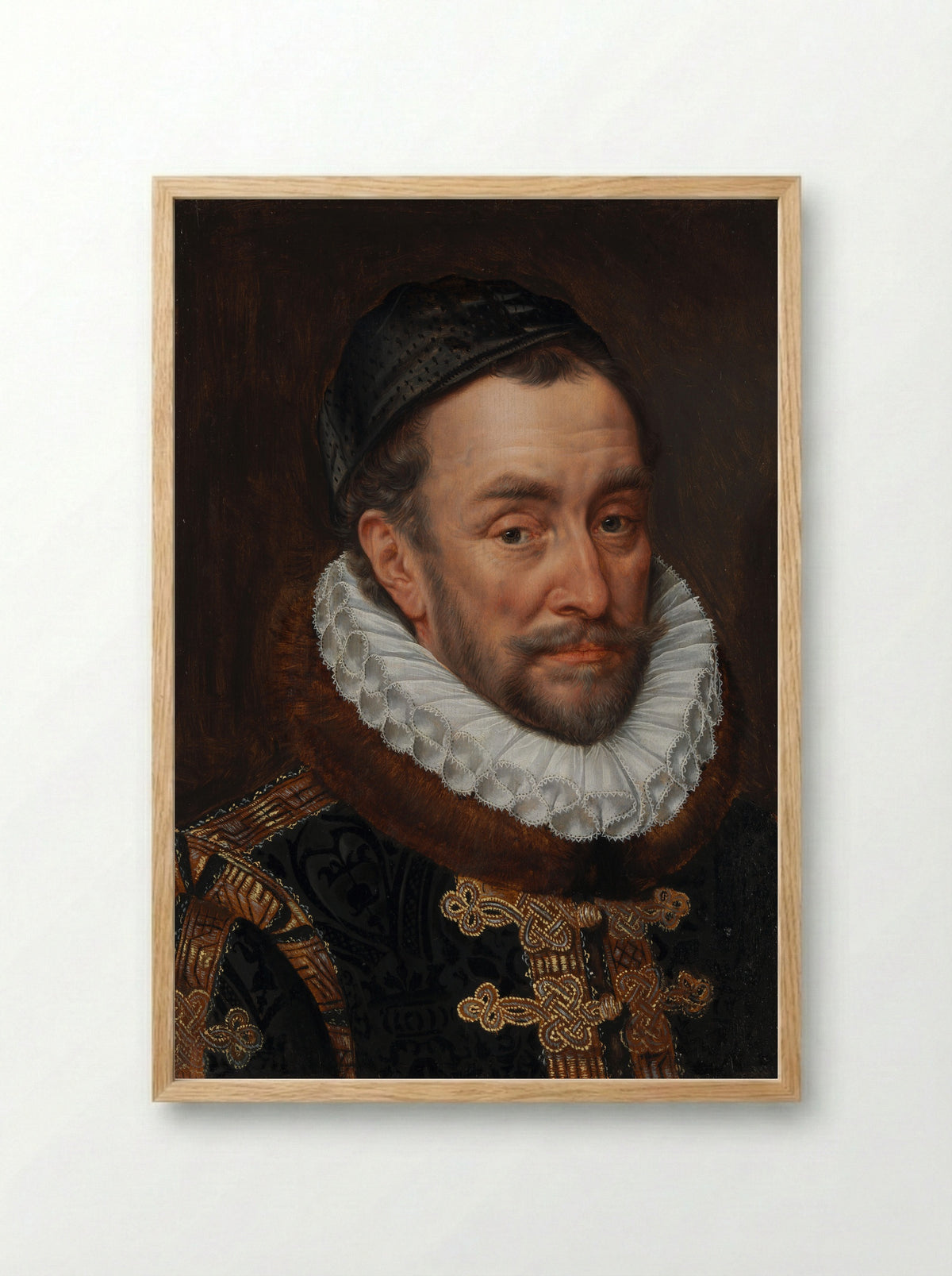 Portrait of William I, Prince of Orange - Adriaen Thomasz. Key - Framed Print Wood