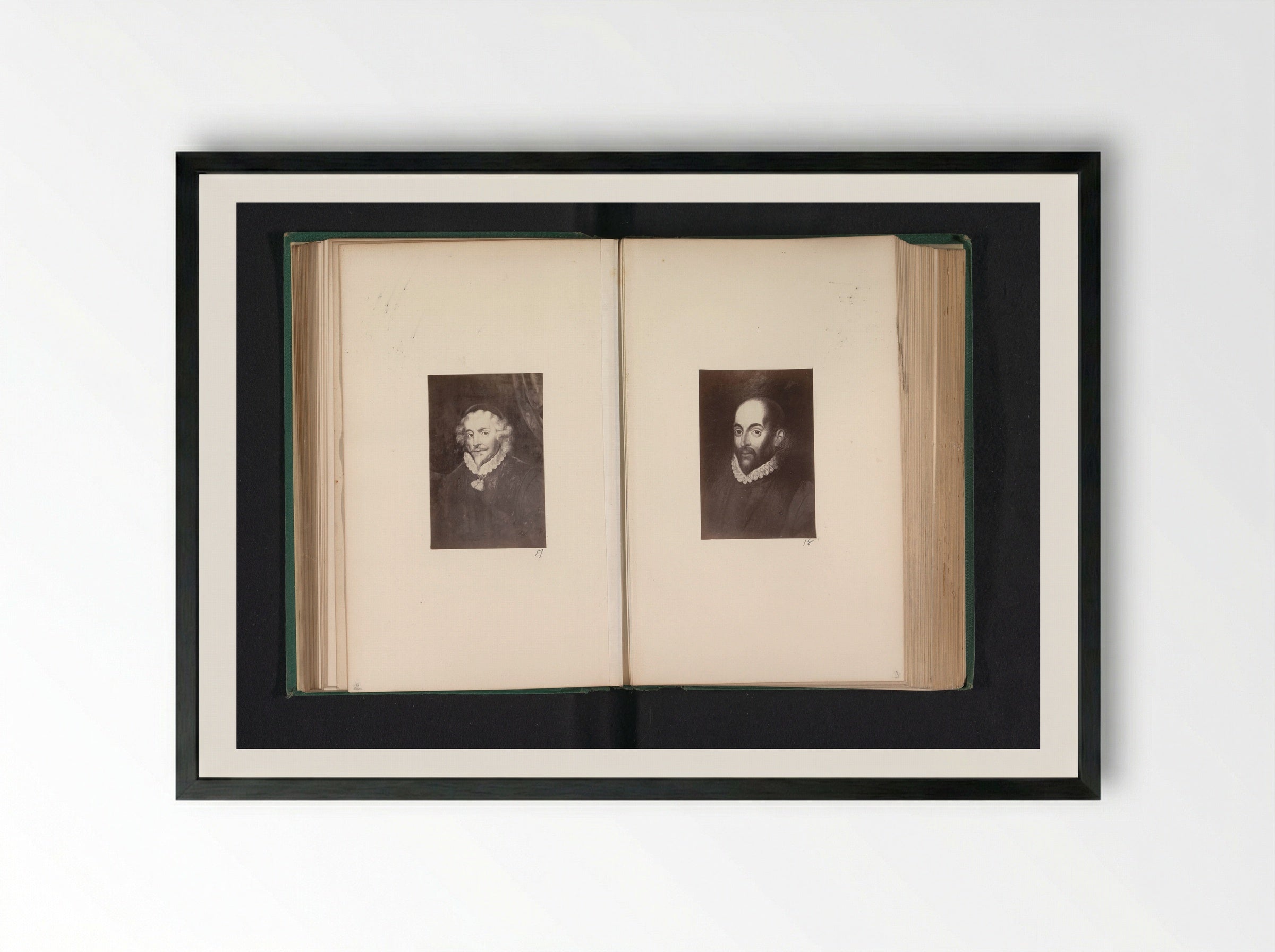 Portrait of William Spang - Thomas Annan - Framed Print Black