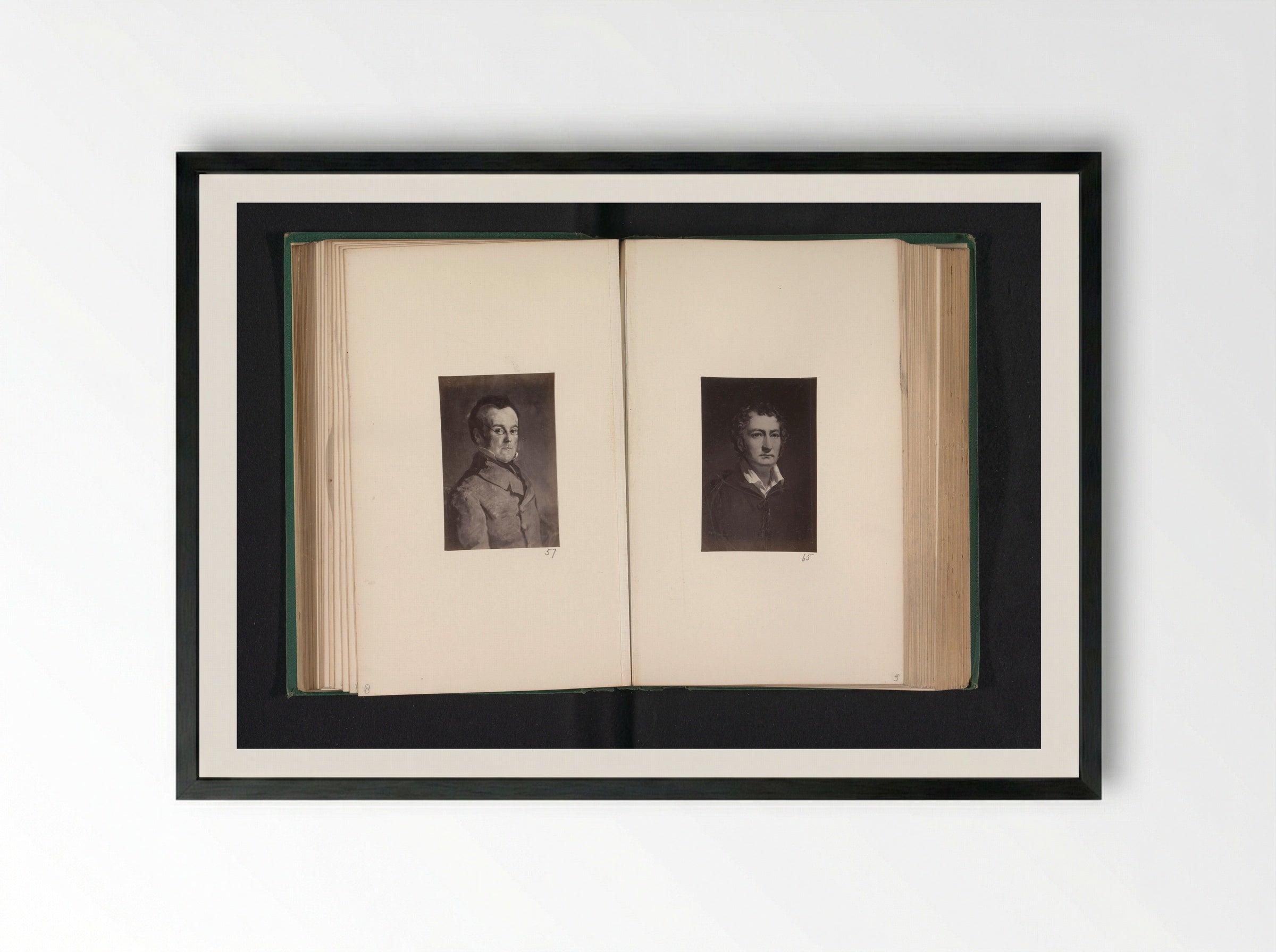 Portrait of William Stirling - Thomas Annan - Framed Print Black