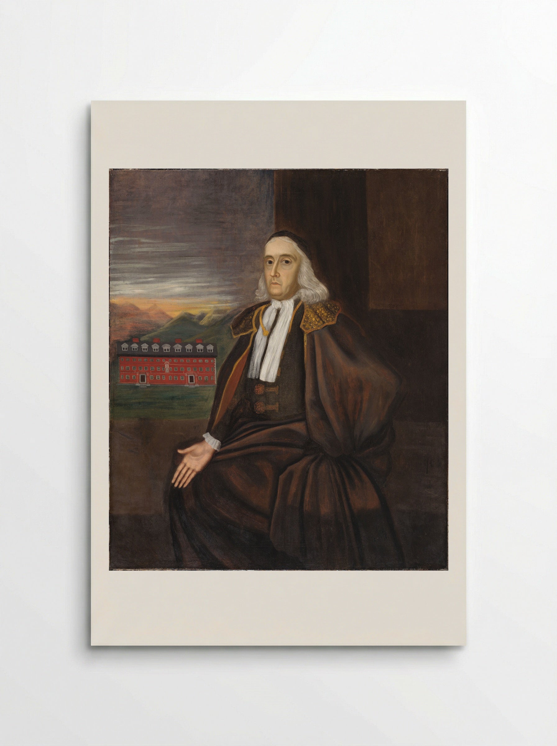 Portrait of William Stoughton - Unidentified Artist - Poster