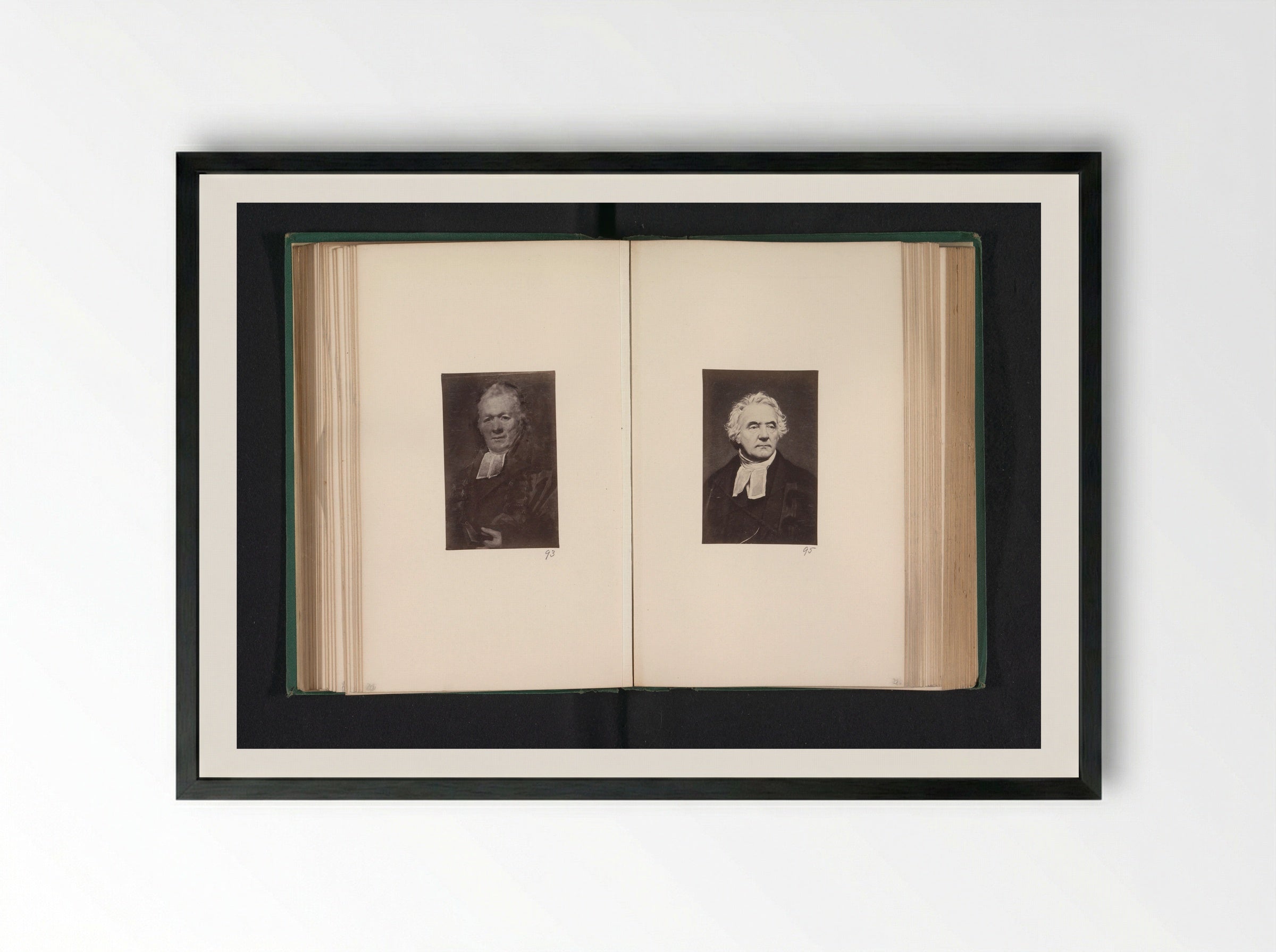 Portrait of William Taylor - Thomas Annan - Framed Print Black