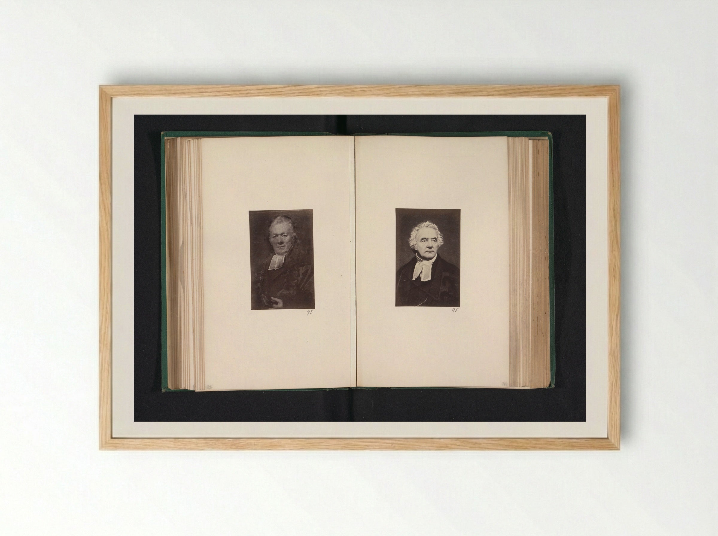 Portrait of William Taylor - Thomas Annan - Framed Print Wood
