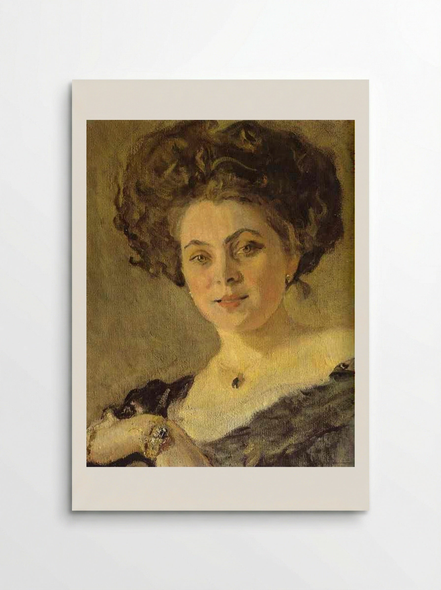 Portrait of Yevdokia Morozova - Valentin Serov - Poster