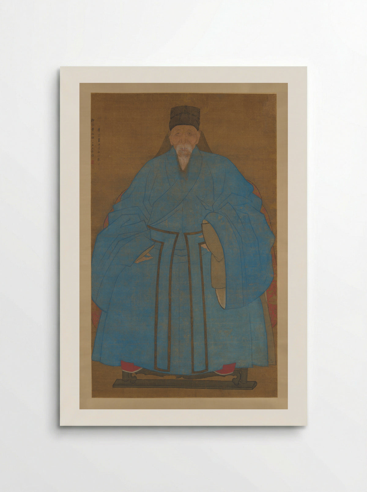 Portrait of Yizhai at Eighty-Five - Ruan Zude - Poster