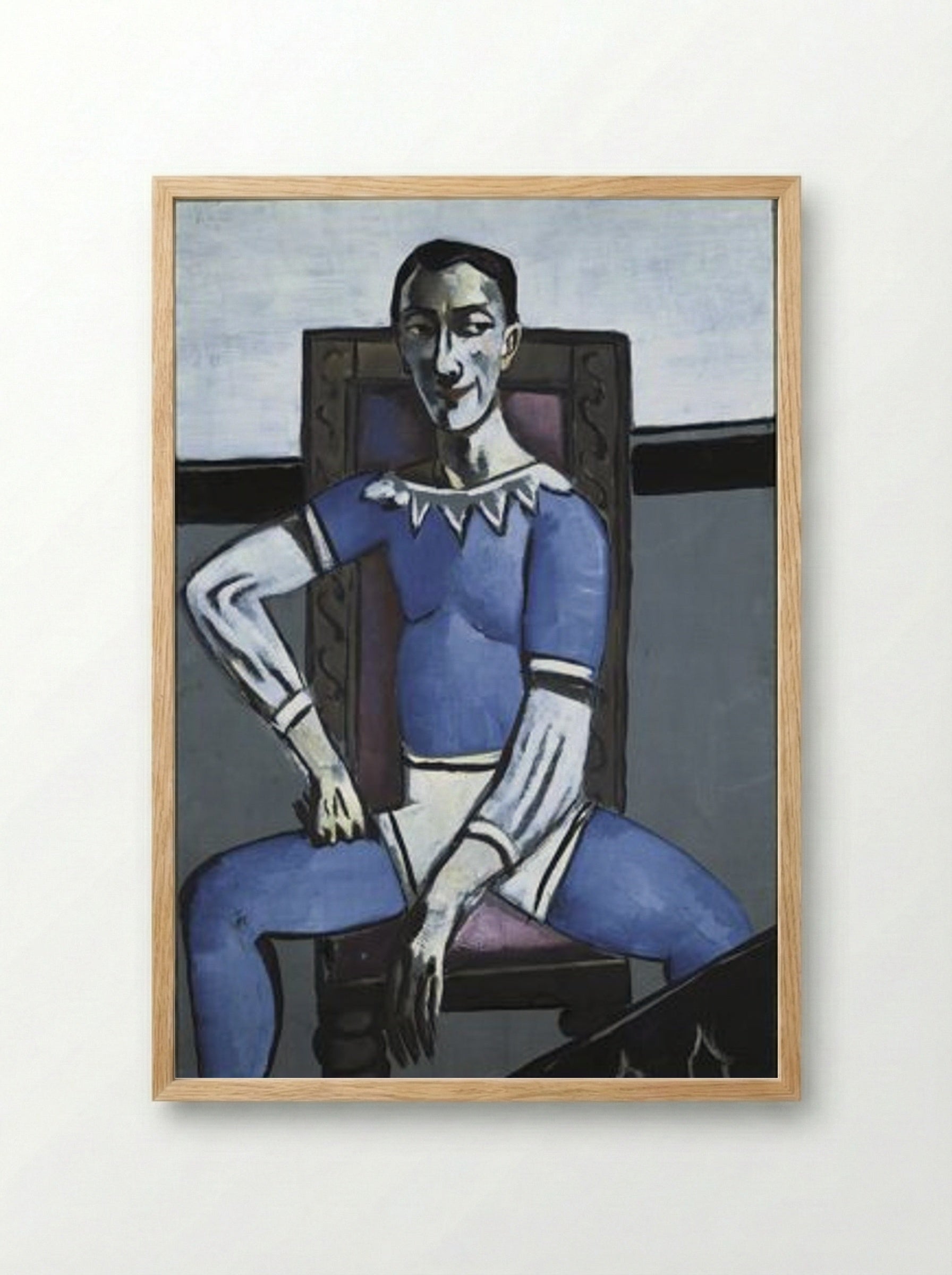 Portrait of Zeretelli - Max Beckmann - Framed Print Wood