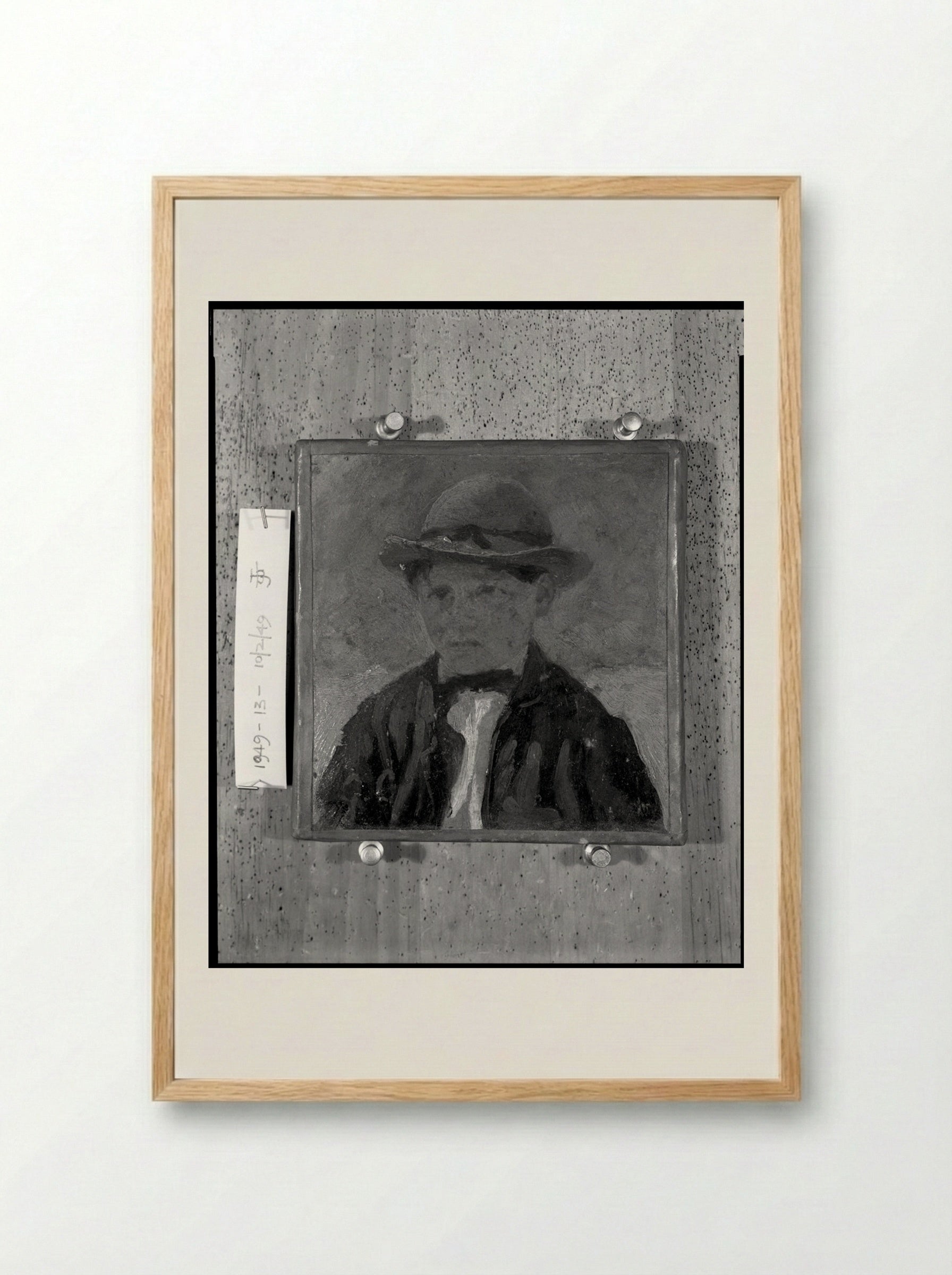 Portrait of a Boy - Gustave Courbet - Framed Print Wood