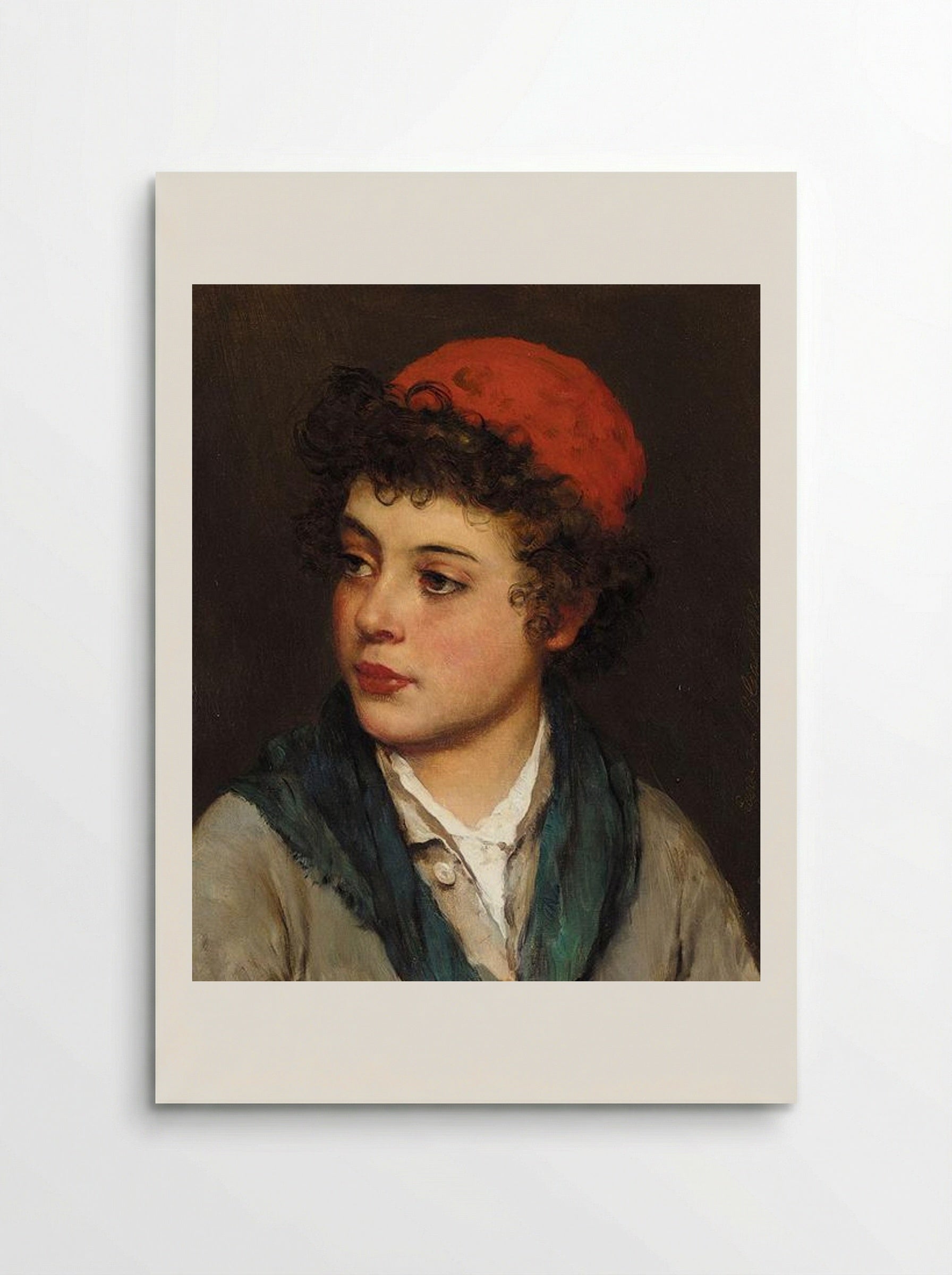 Portrait of a Boy - Eugene de Blaas - Poster