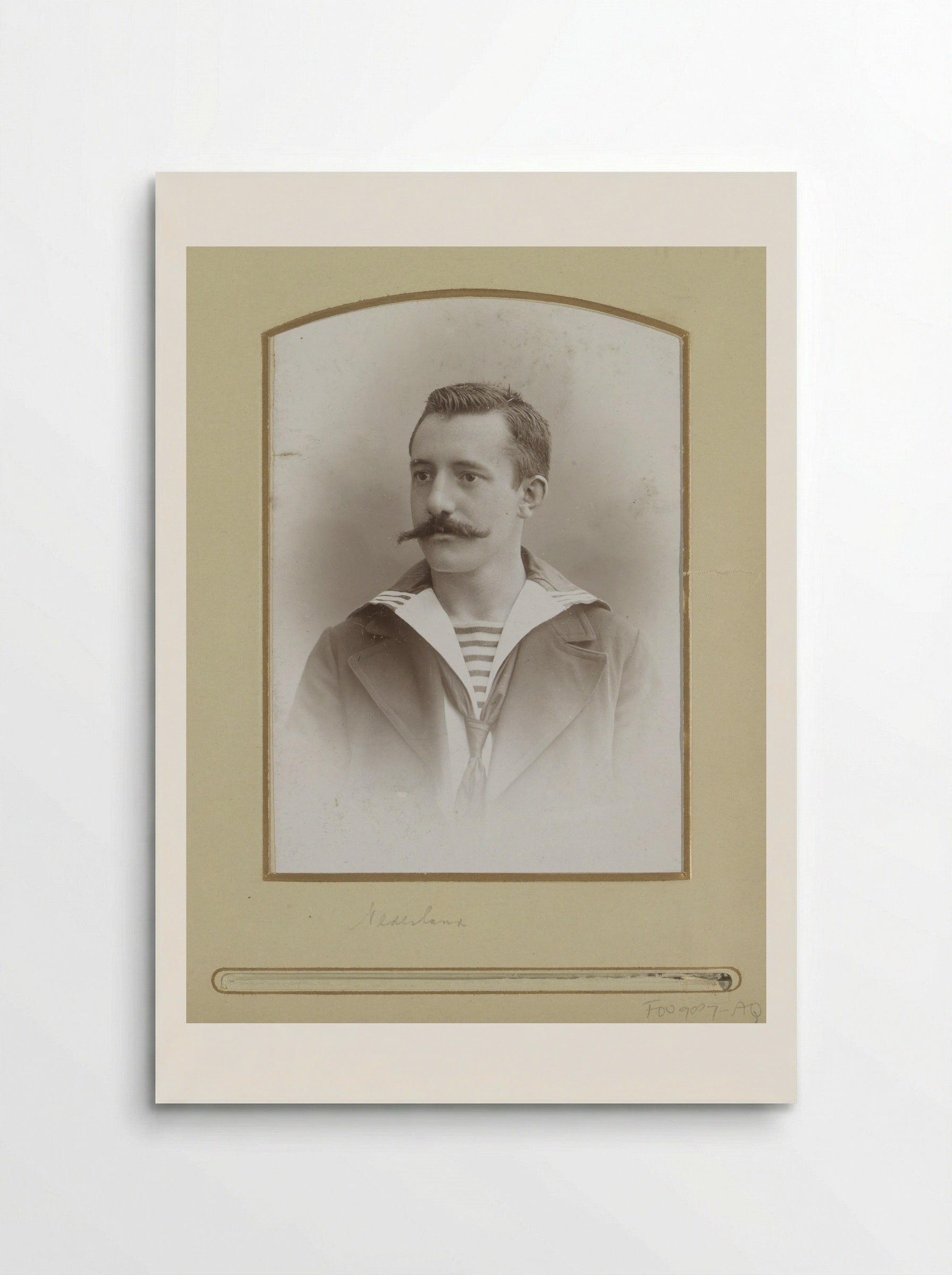 Portrait of a Dutch Sailor - Machiel Hendricus Laddé - Poster
