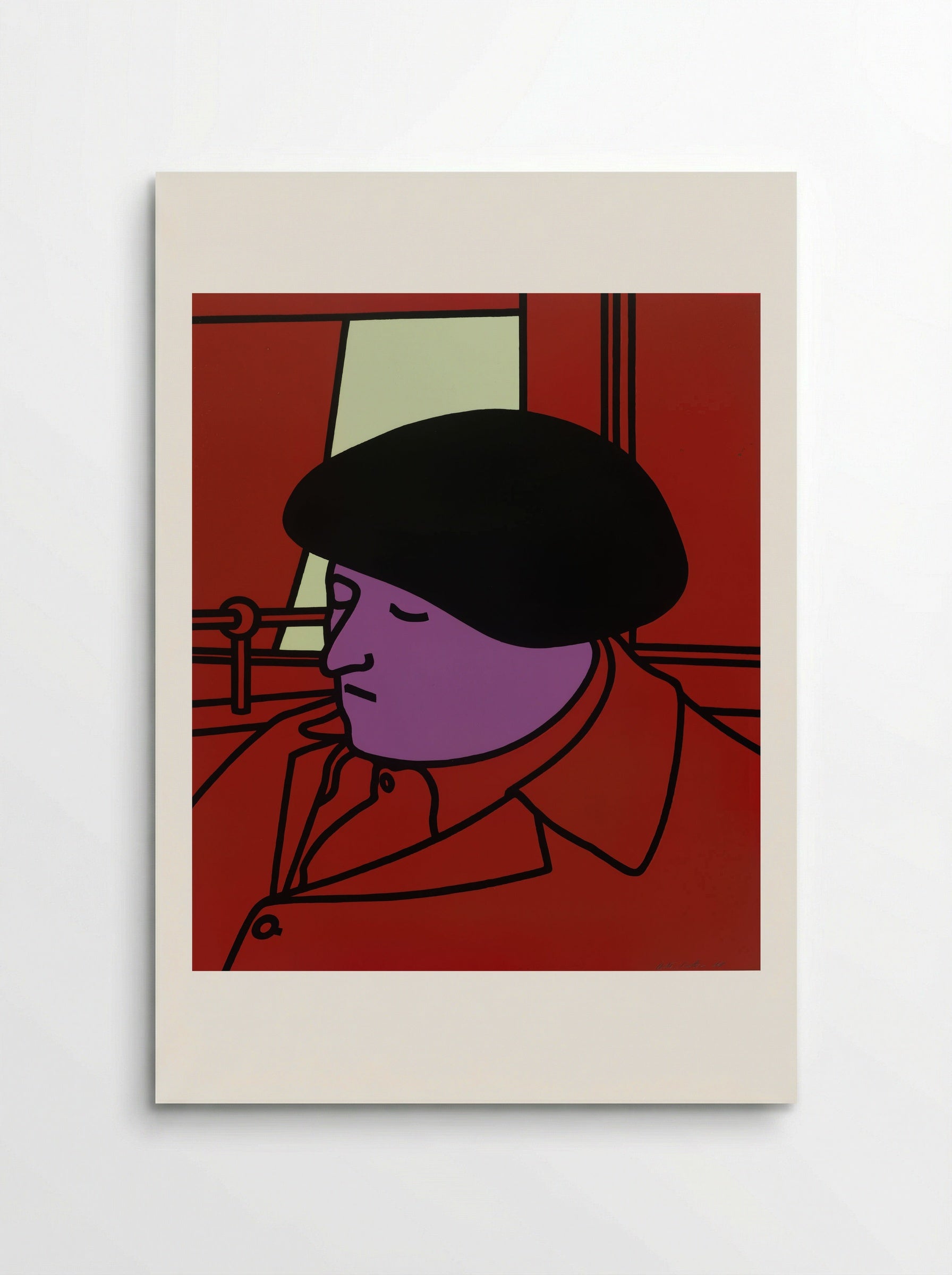 Portrait of a Frenchman - Patrick Caulfield - Poster