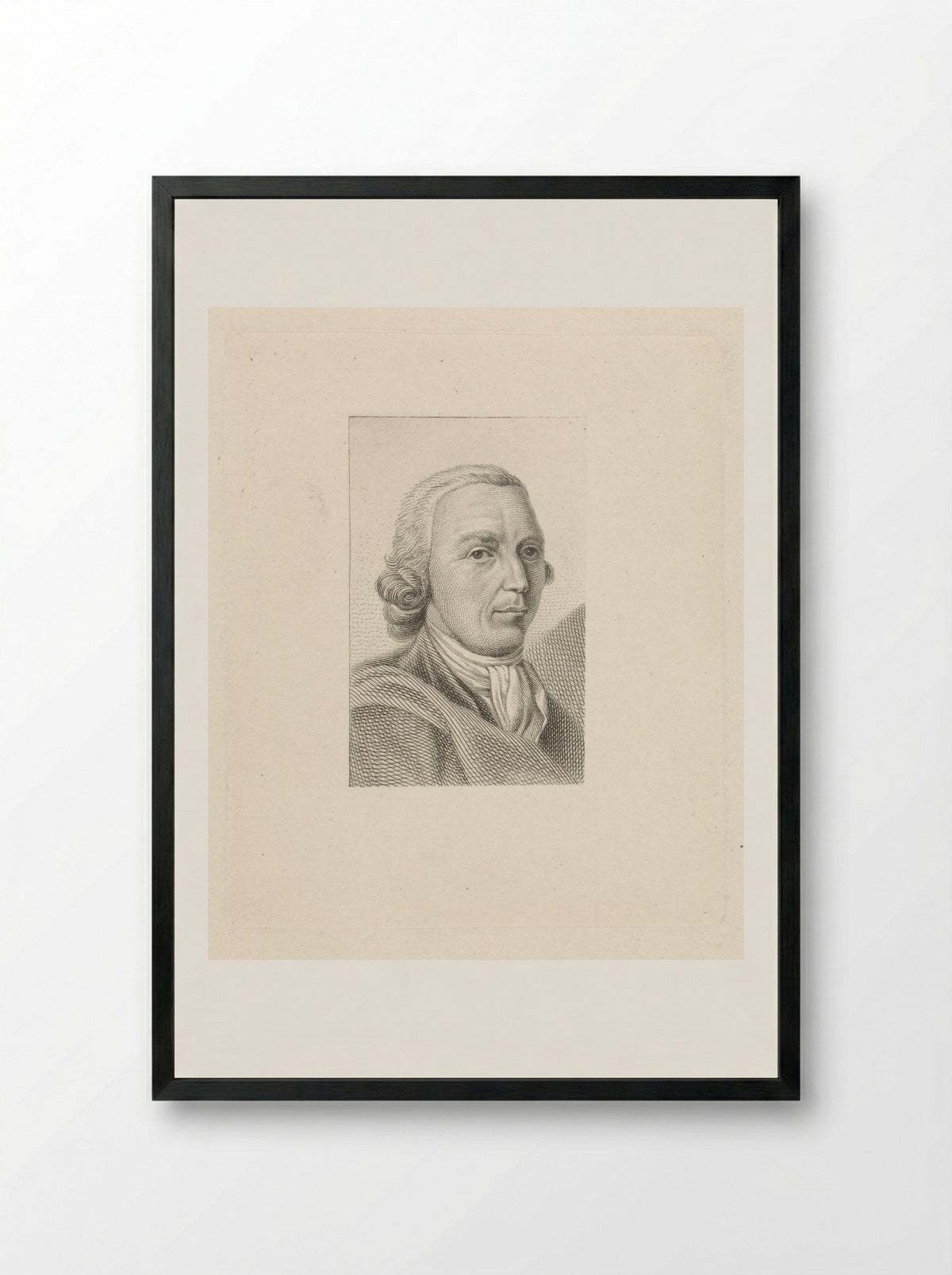Portrait of a Gentleman - Pieter Barbiers (I) - Framed Print Black