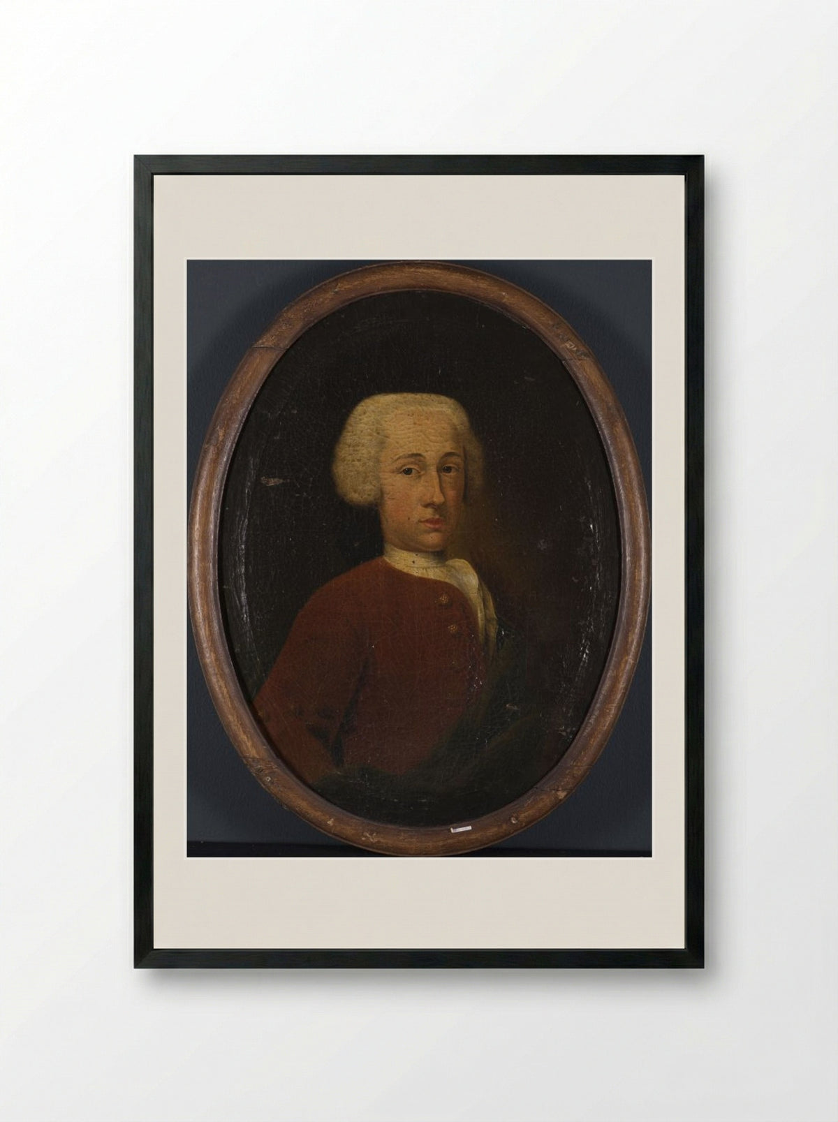 Portrait of a Gentleman - Rienk Keyert - Framed Print Black