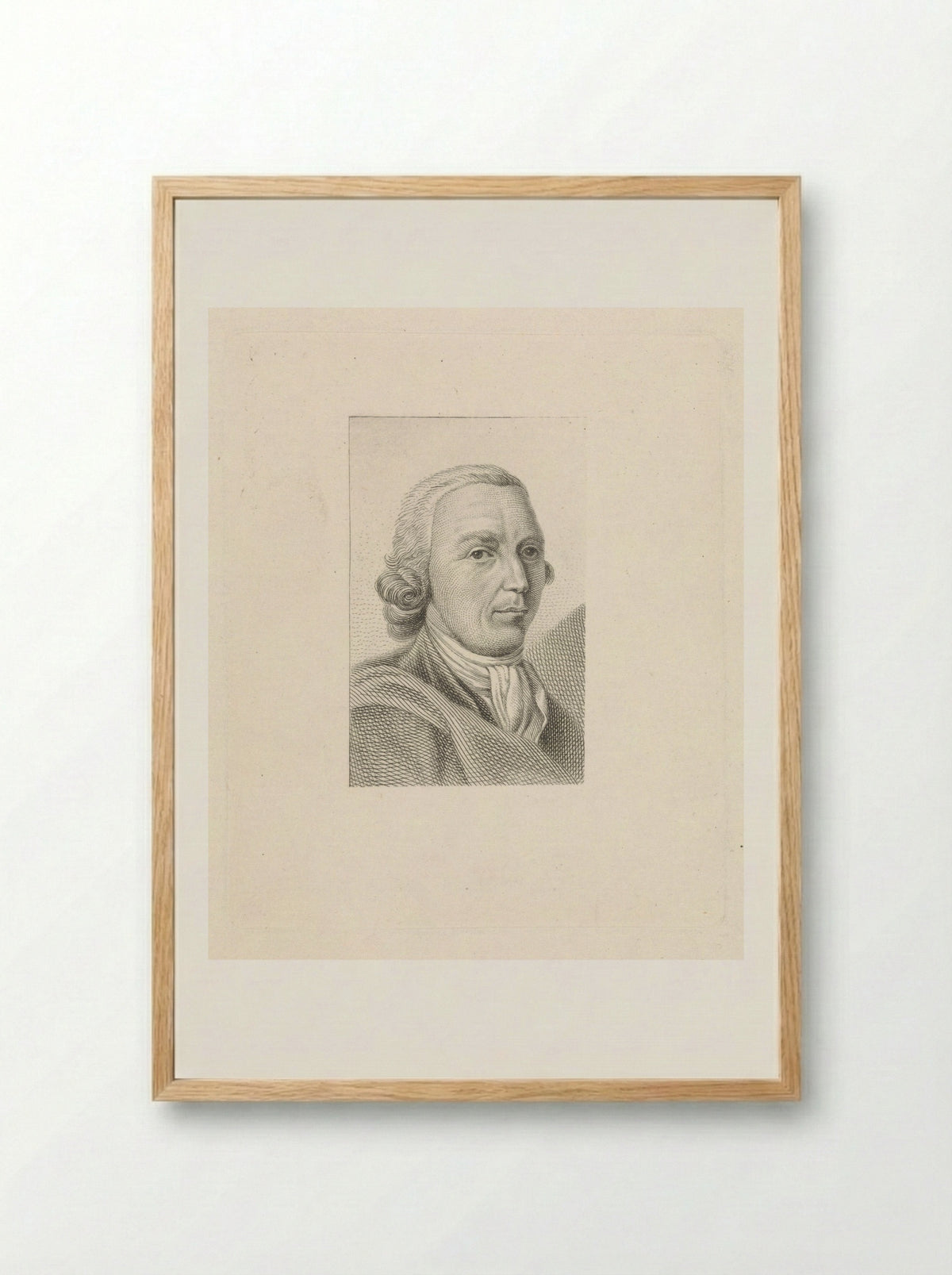 Portrait of a Gentleman - Pieter Barbiers (I) - Framed Print Wood