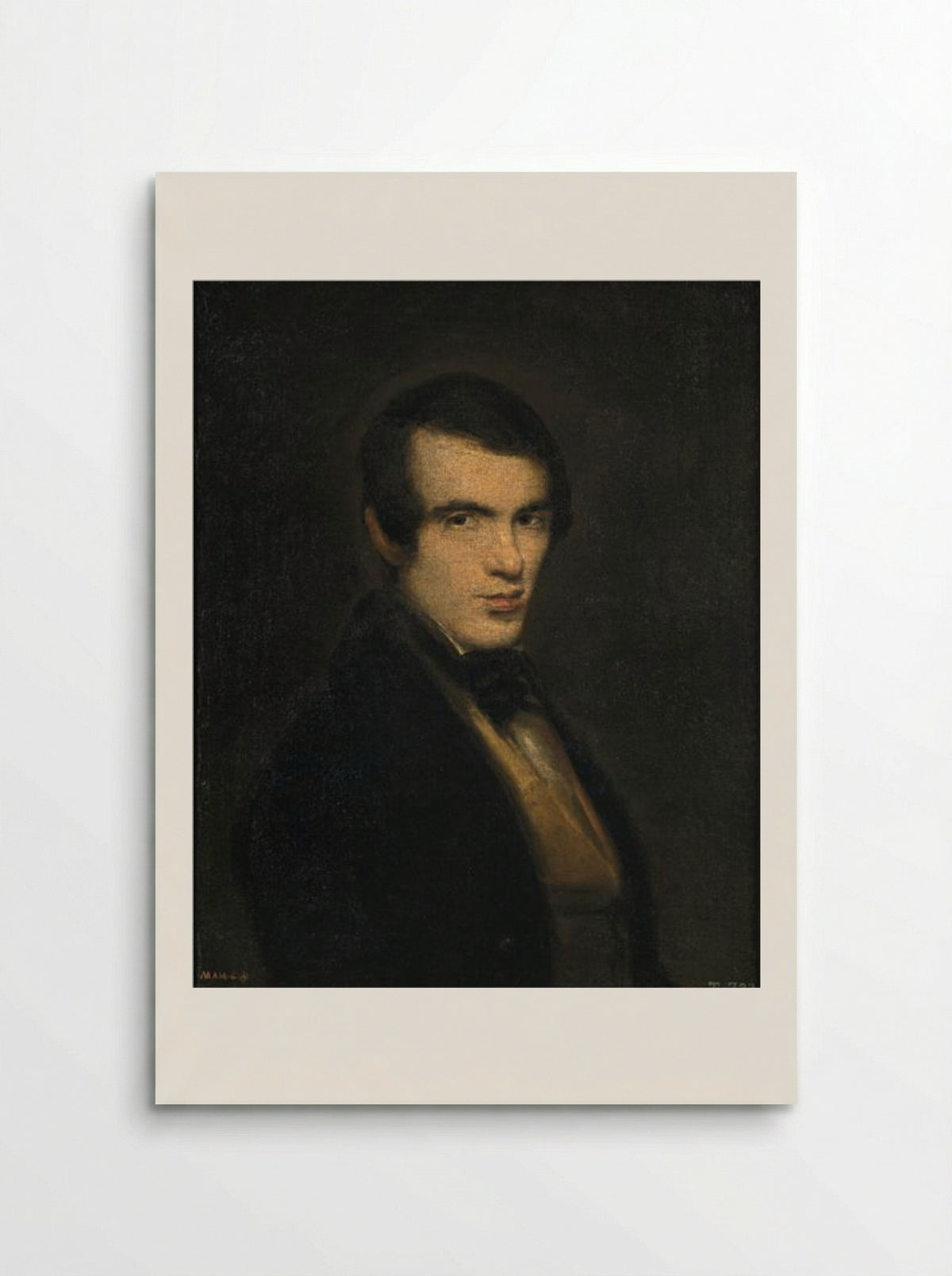 Portrait of a Gentleman - Leonardo Alenza - Poster