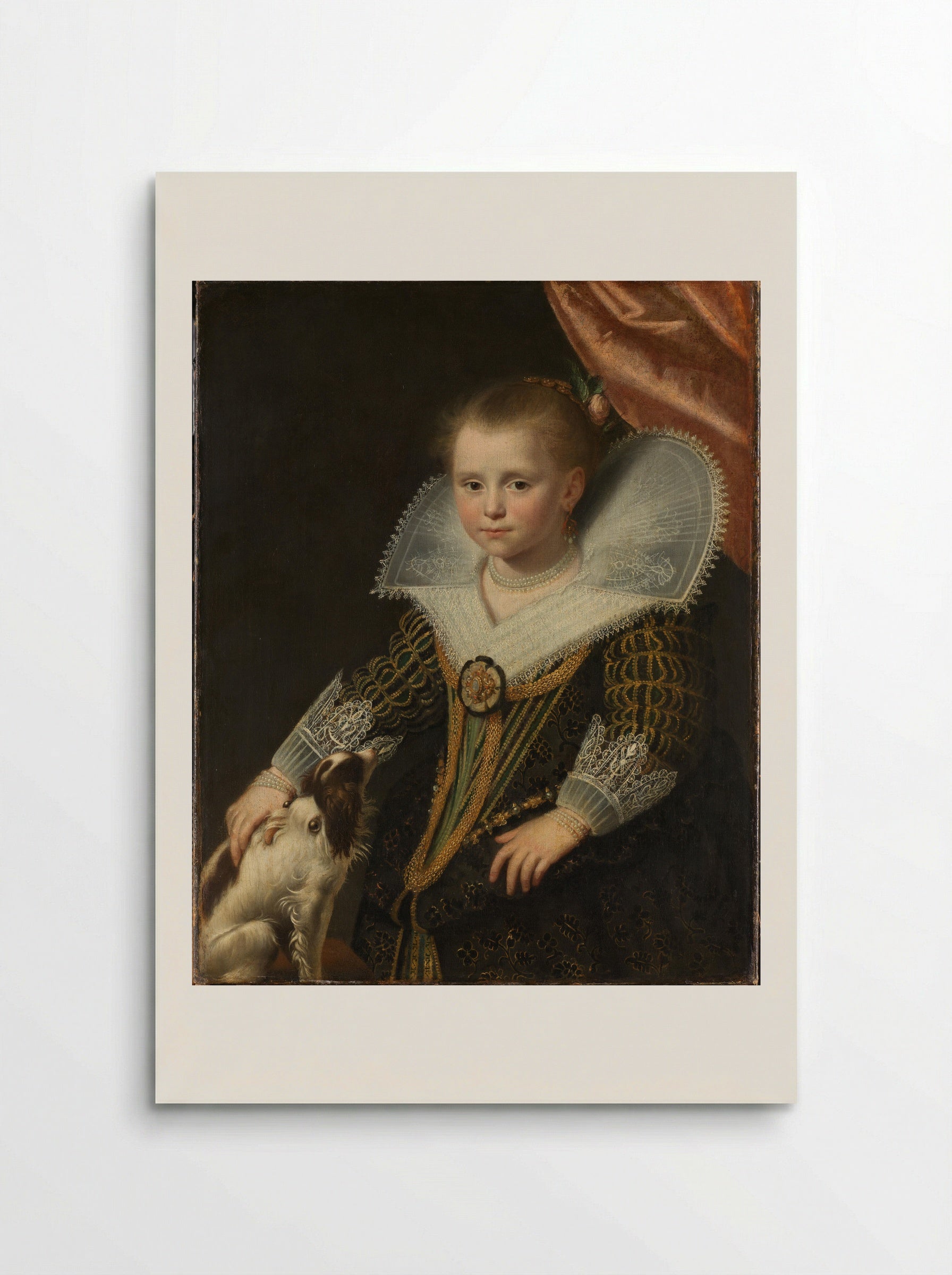 Portrait of a Girl, Known as ‘The Little Princess’ - Paulus Moreelse - Poster