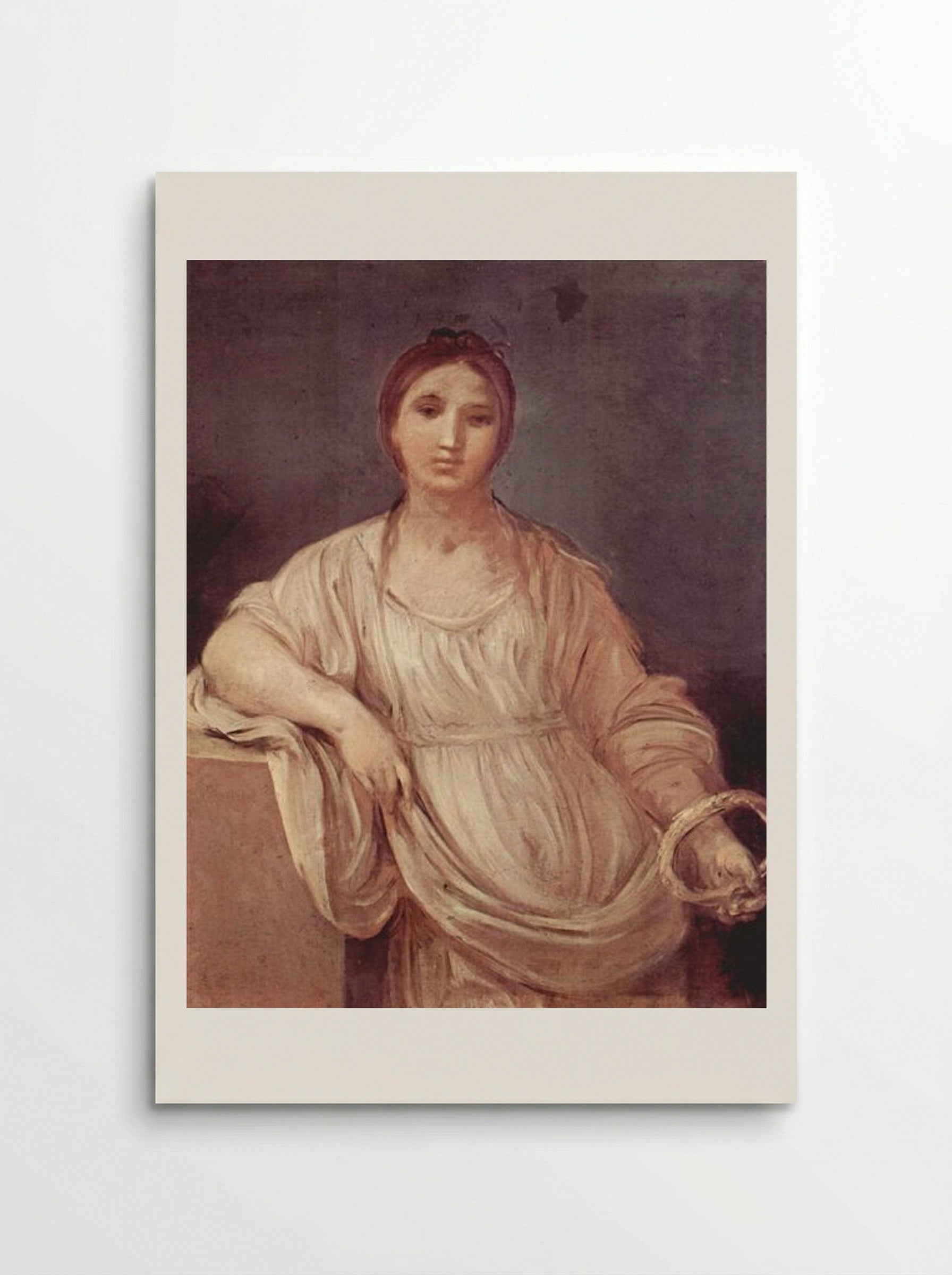 Portrait of a Girl with a Crown - Guido Reni - Poster