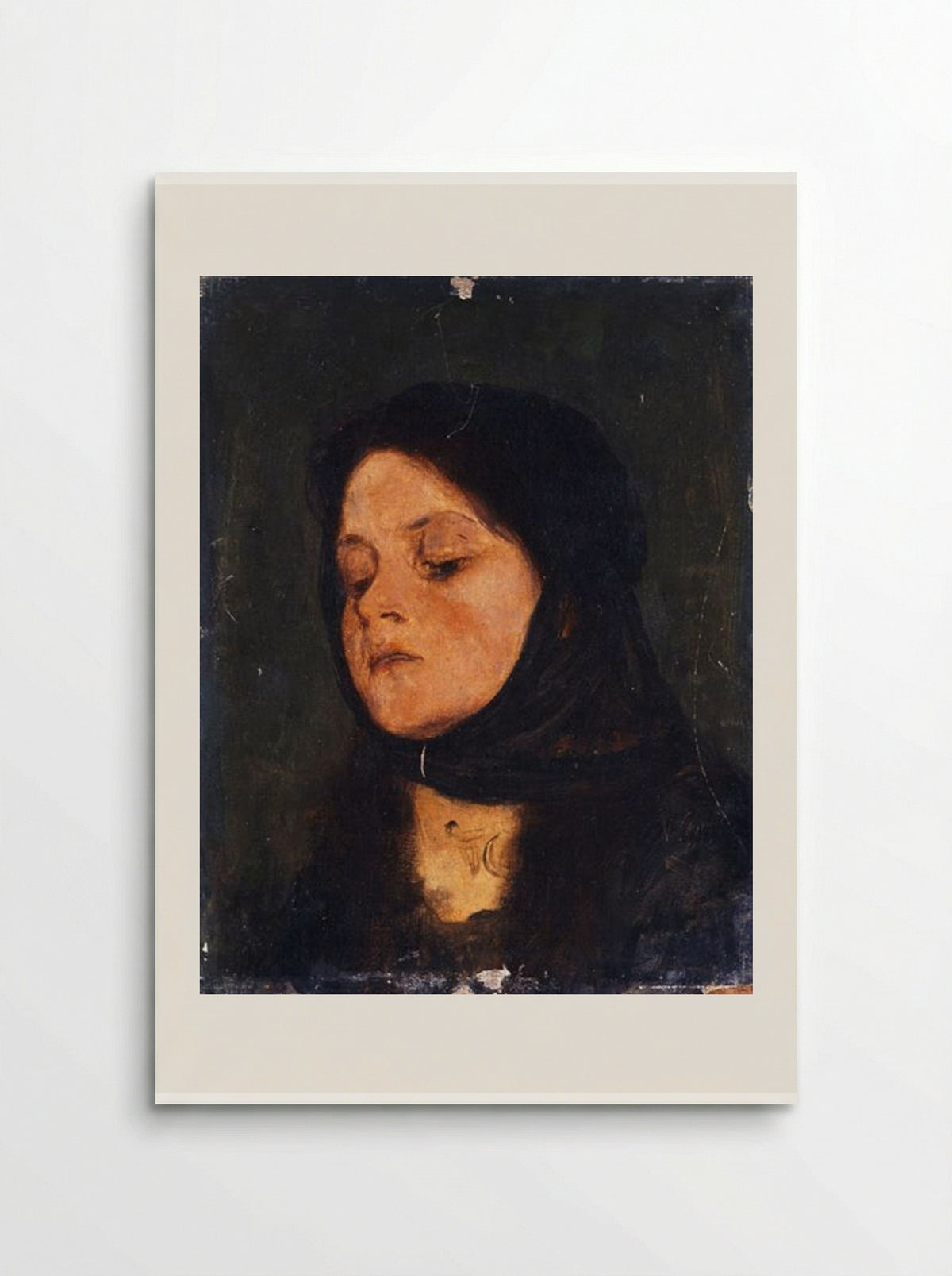 Portrait of a Girl - Nikolaos Gyzis - Poster