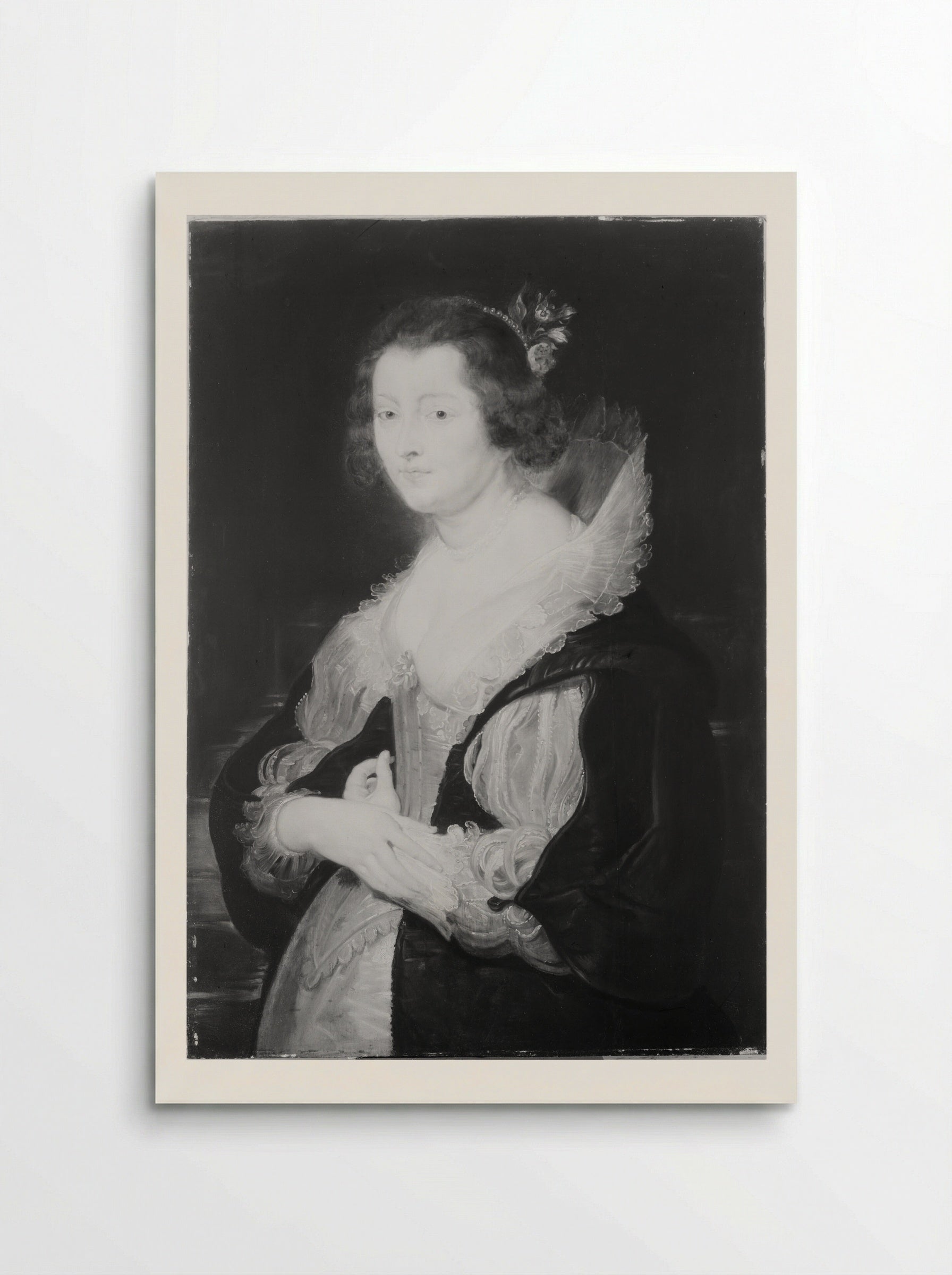 Portrait of a Lady (probably Helene Fourment) - Peter Paul Rubens - Poster