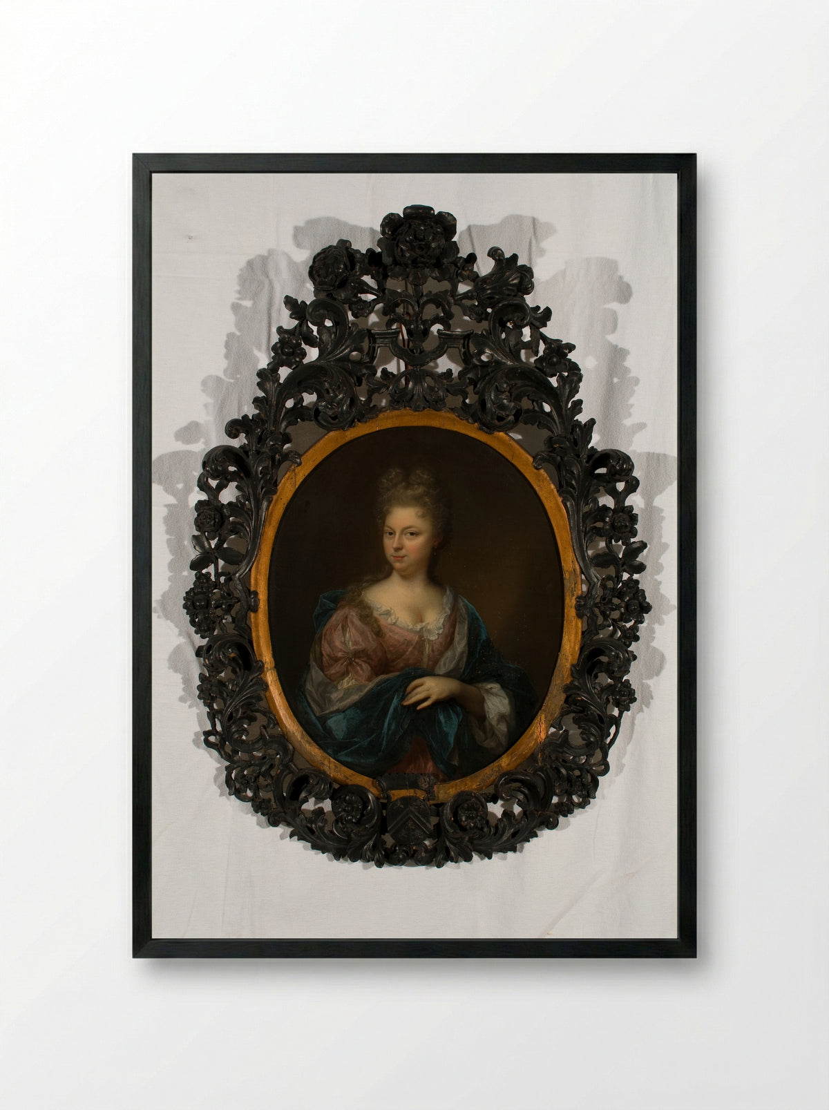 Portrait of a Lady - Arnold Boonen - Framed Print Black