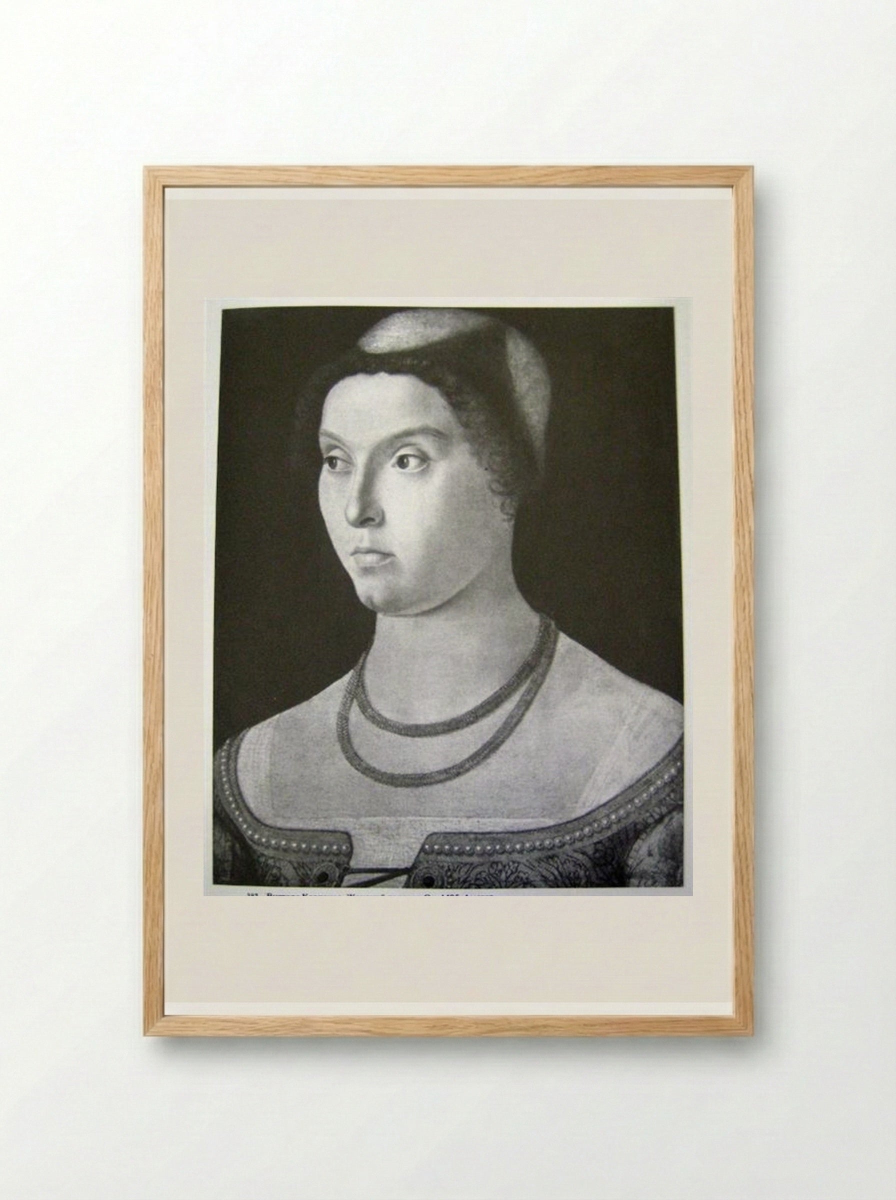 Portrait of a Lady - Vittore Carpaccio - Framed Print Wood