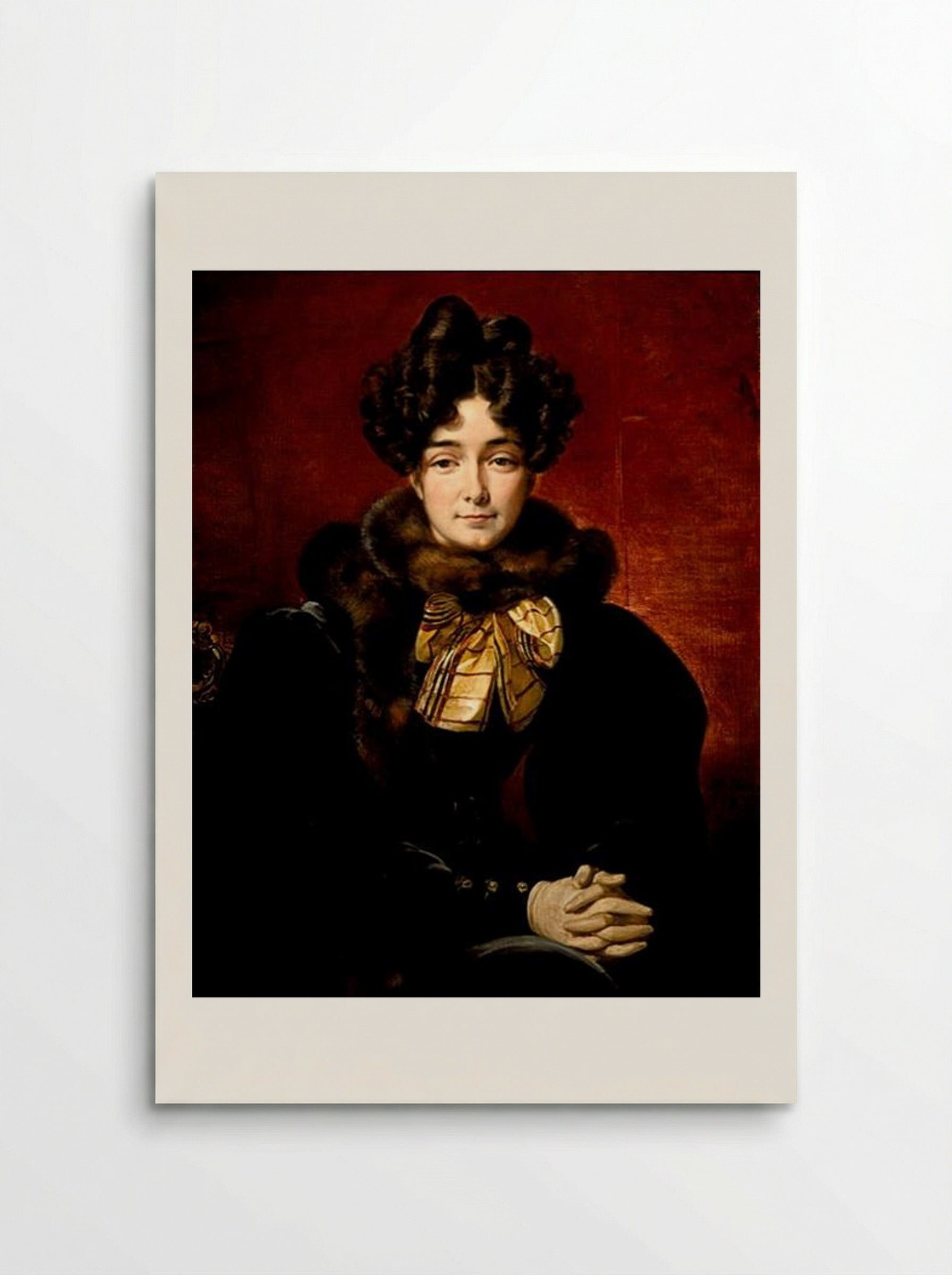 Portrait of a Lady - Horace Vernet - Poster