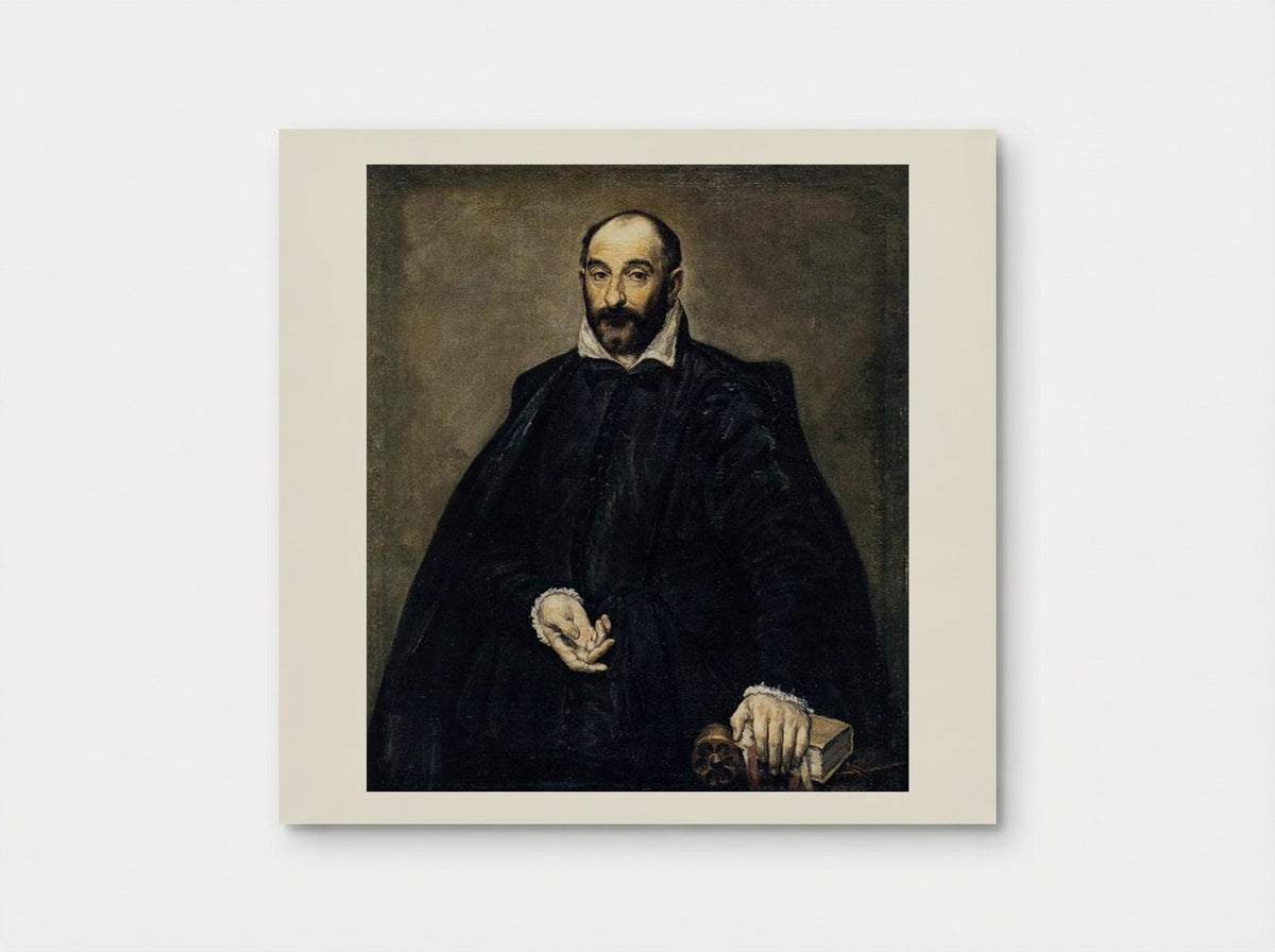 Portrait of a Man (Andrea Palladio) - El Greco - Poster