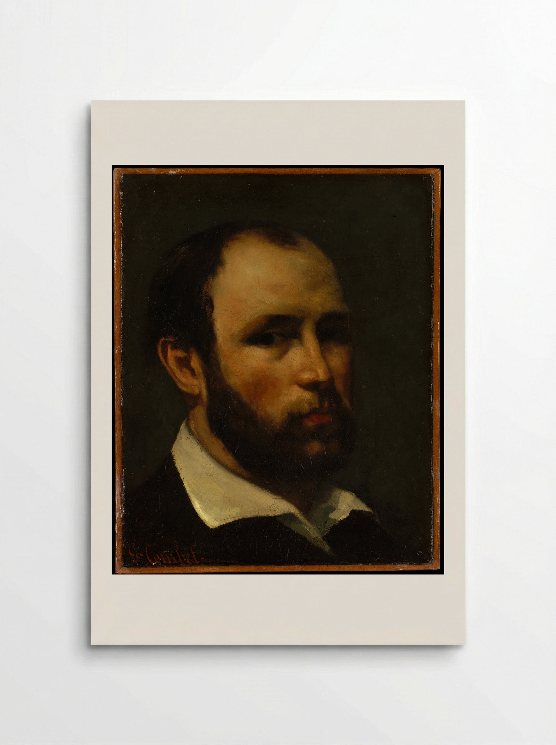 Portrait of a Man (Gustave Courbet) - Gustave Courbet - Poster