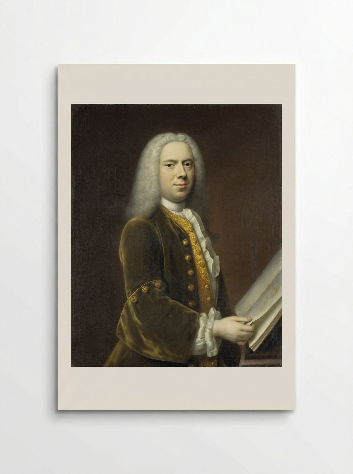 Portrait of a Man, Probably Cornelis Troost - Balthasar Denner - Poster