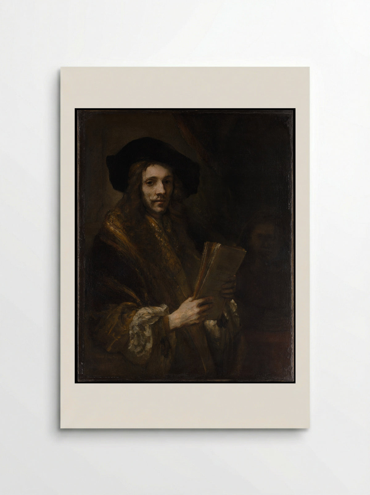Portrait of a Man (The Auctioneer) - Rembrandt van Rijn - Poster