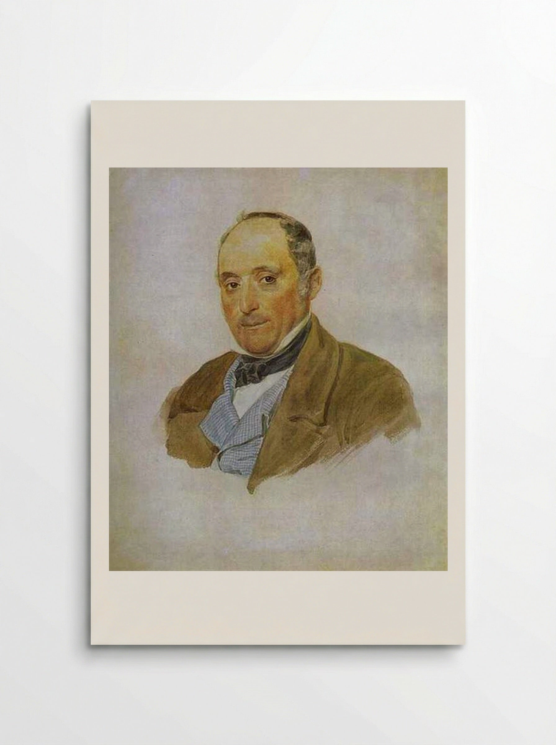 Portrait of a Man from the Tittoni Family - Karl Bryullov - Poster