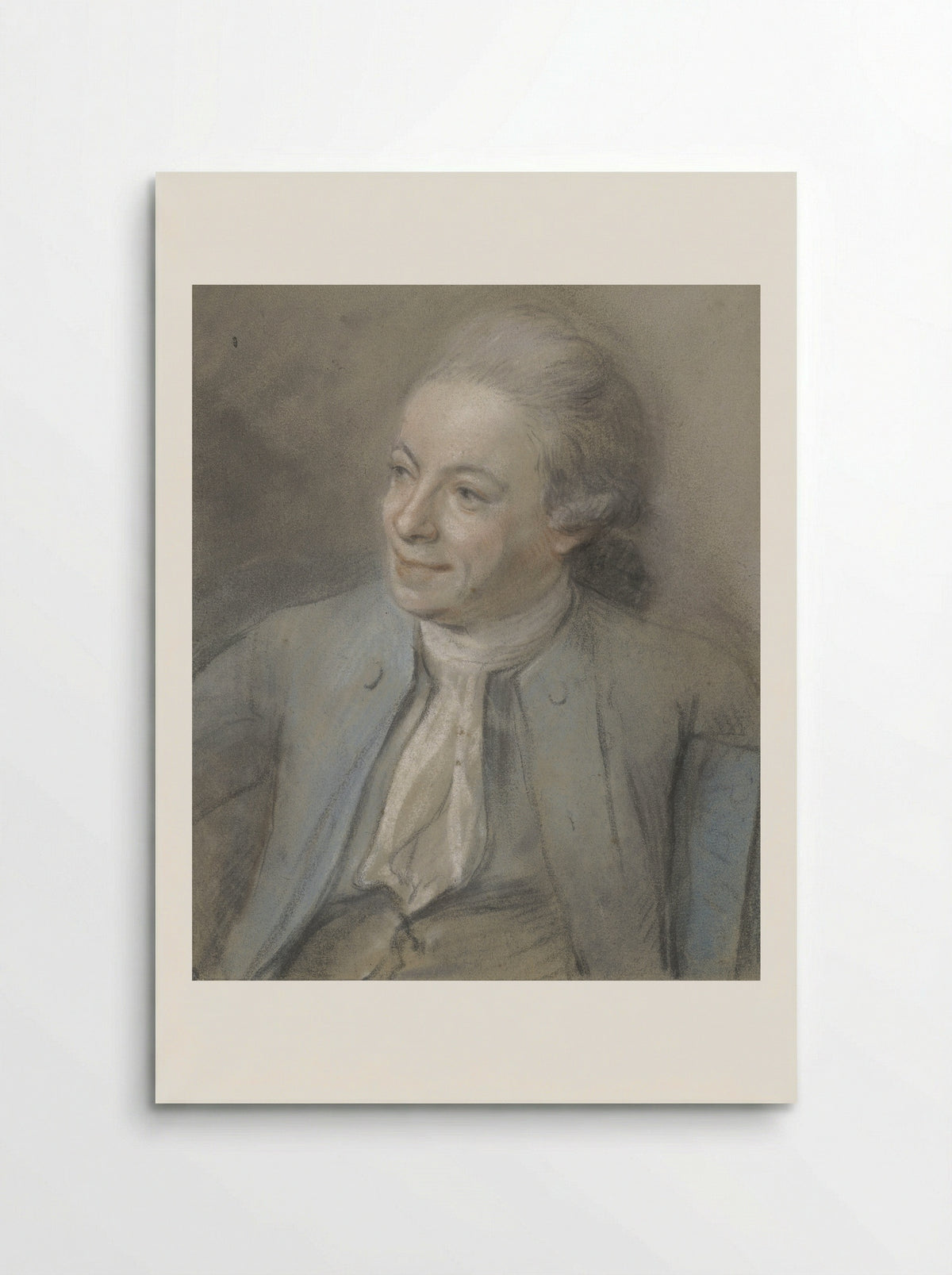 Portrait of a Man in a Blue Coat - Dirk Versteegh - Poster
