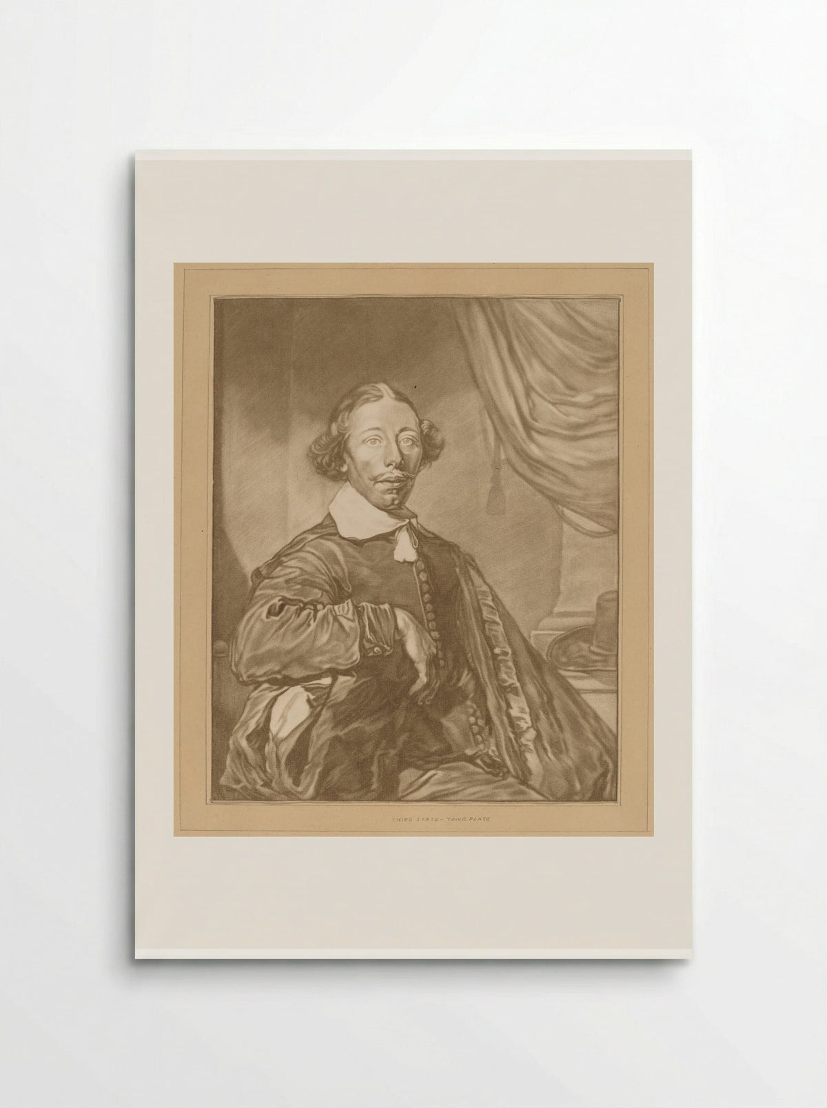Portrait of a Man - Cornelis Visscher - Poster