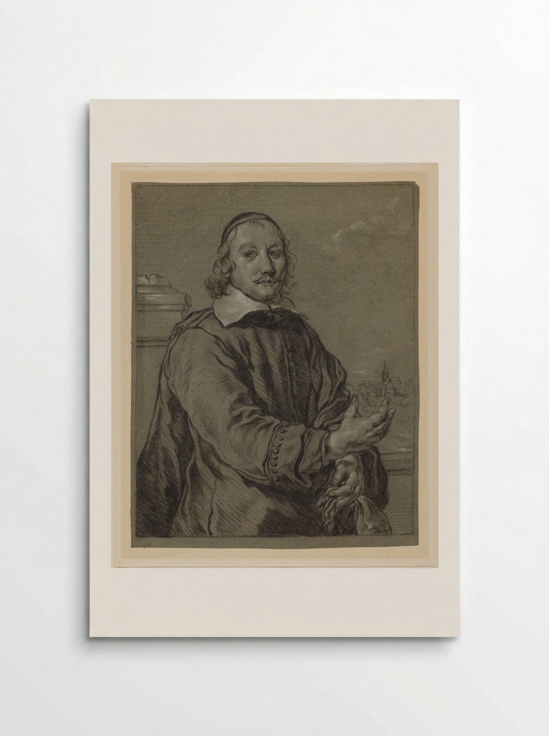 Portrait of a Man - Jan van Noordt - Poster