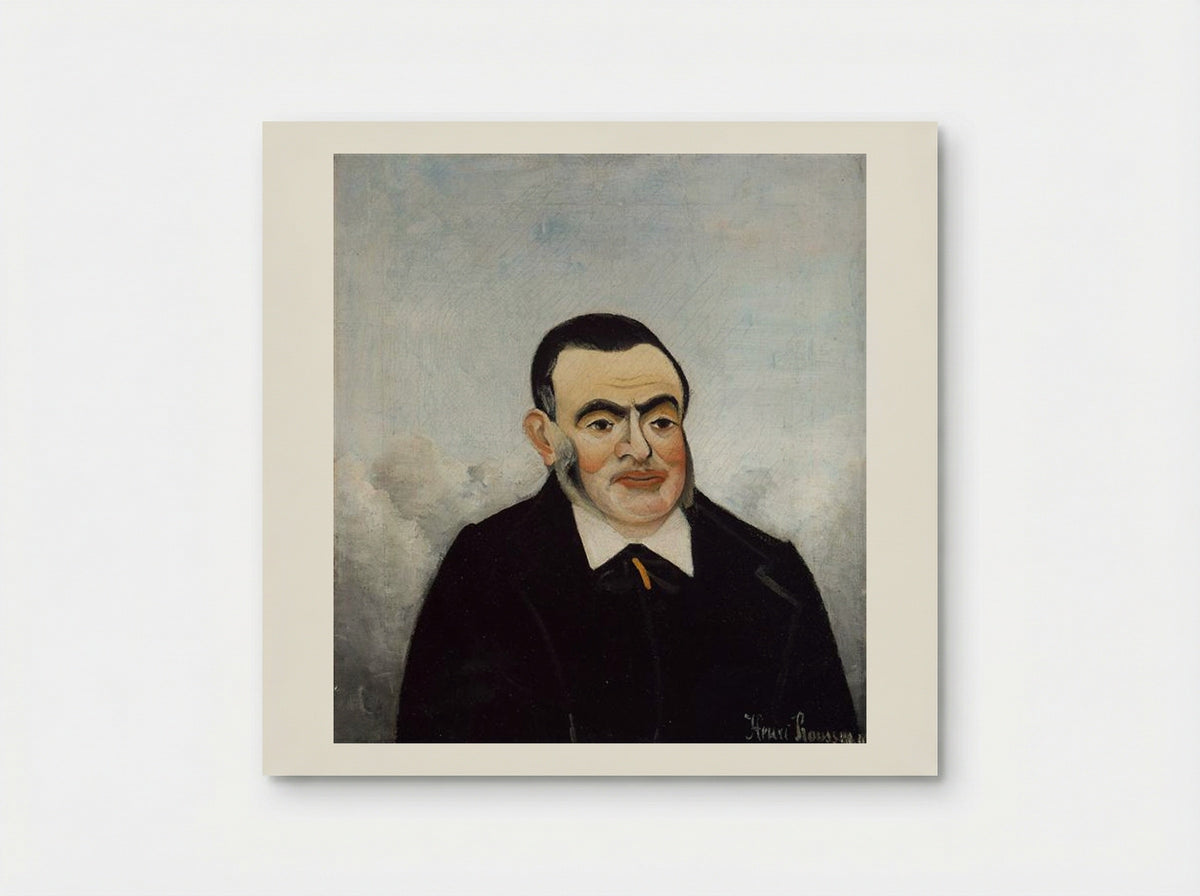 Portrait of a Man - Henri Rousseau - Poster