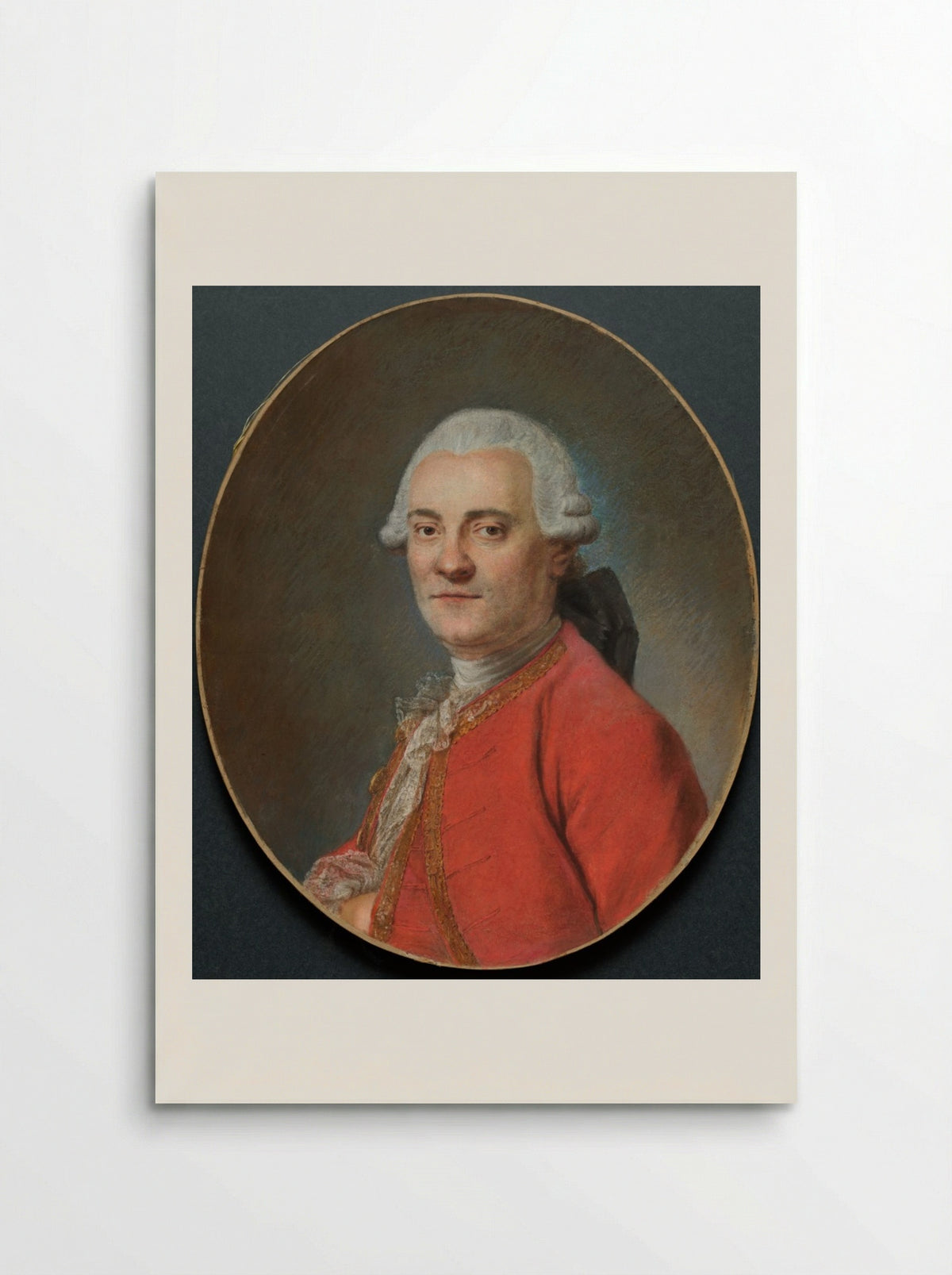Portrait of a Man - Maurice Quentin de La Tour - Poster