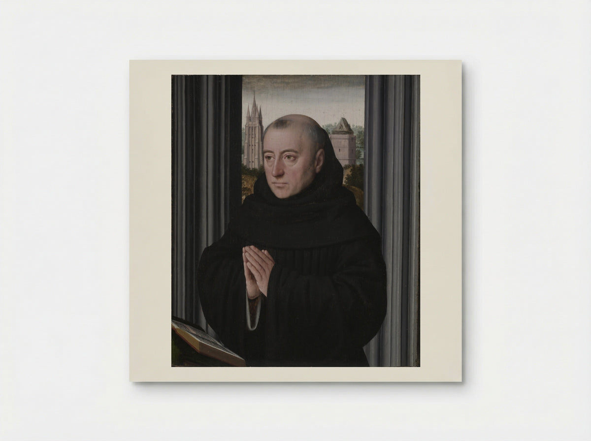 Portrait of a Monk - Gerard David - Poster