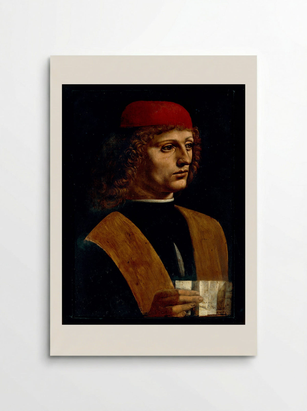 Portrait of a Musician - Leonardo da Vinci - Poster