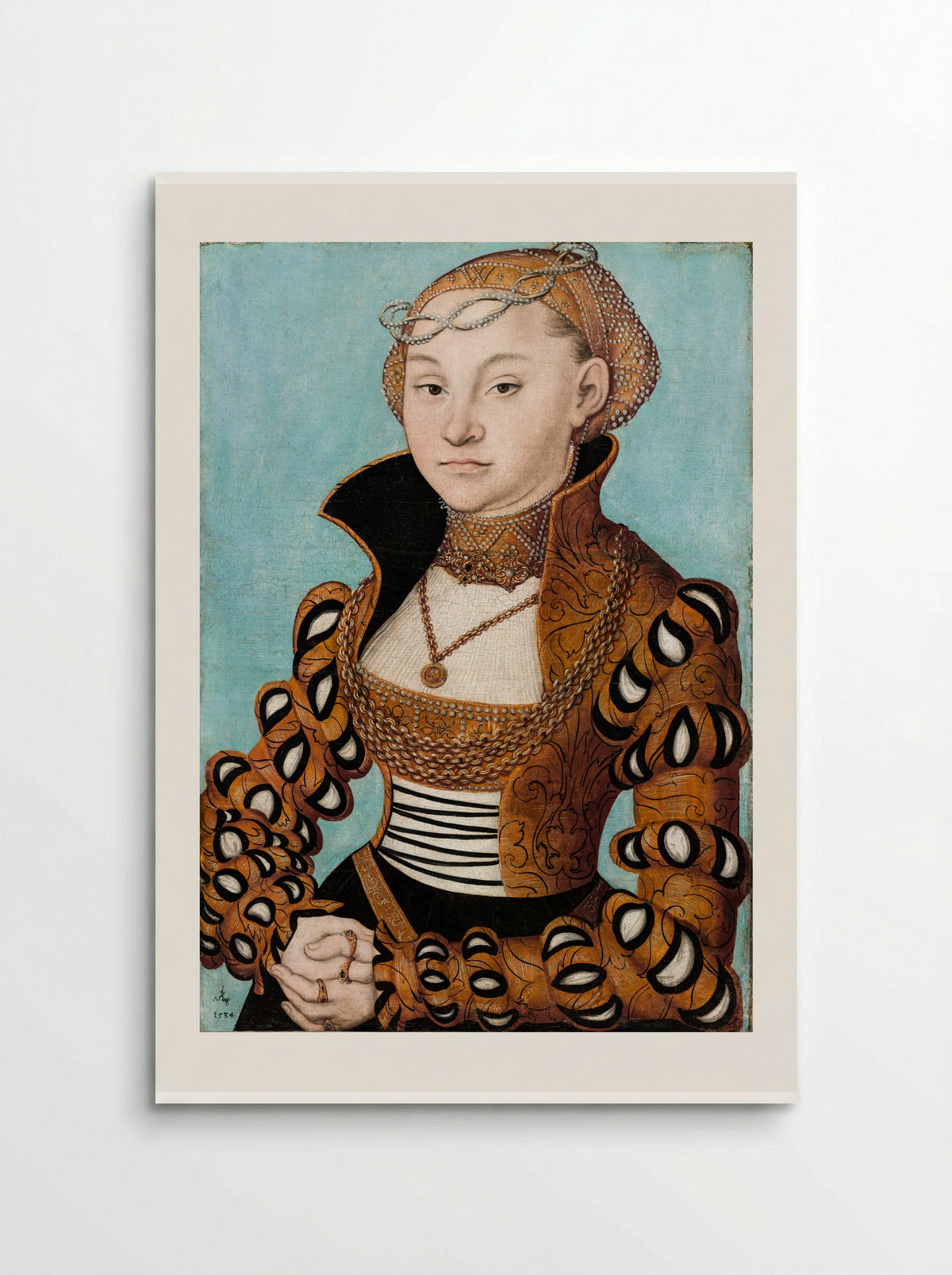 Portrait of a Noblewoman - Lucas Cranach the Elder - Poster