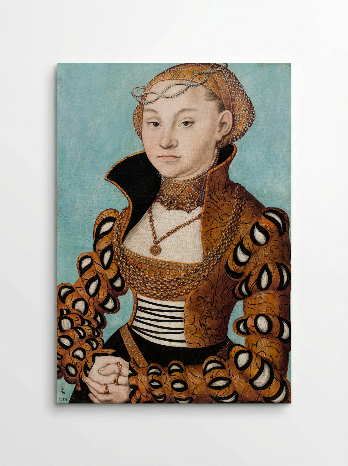 Portrait of a Noblewoman - Lucas Cranach the Elder - Poster