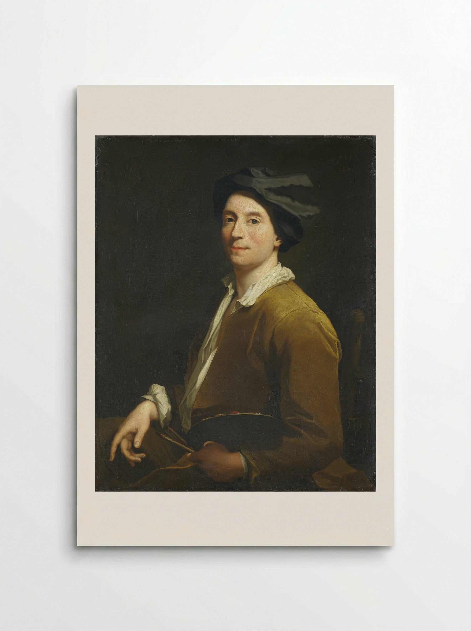 Portrait of a Painter, Possibly a Self-Portrait - Christoffel Lubienitzki - Poster