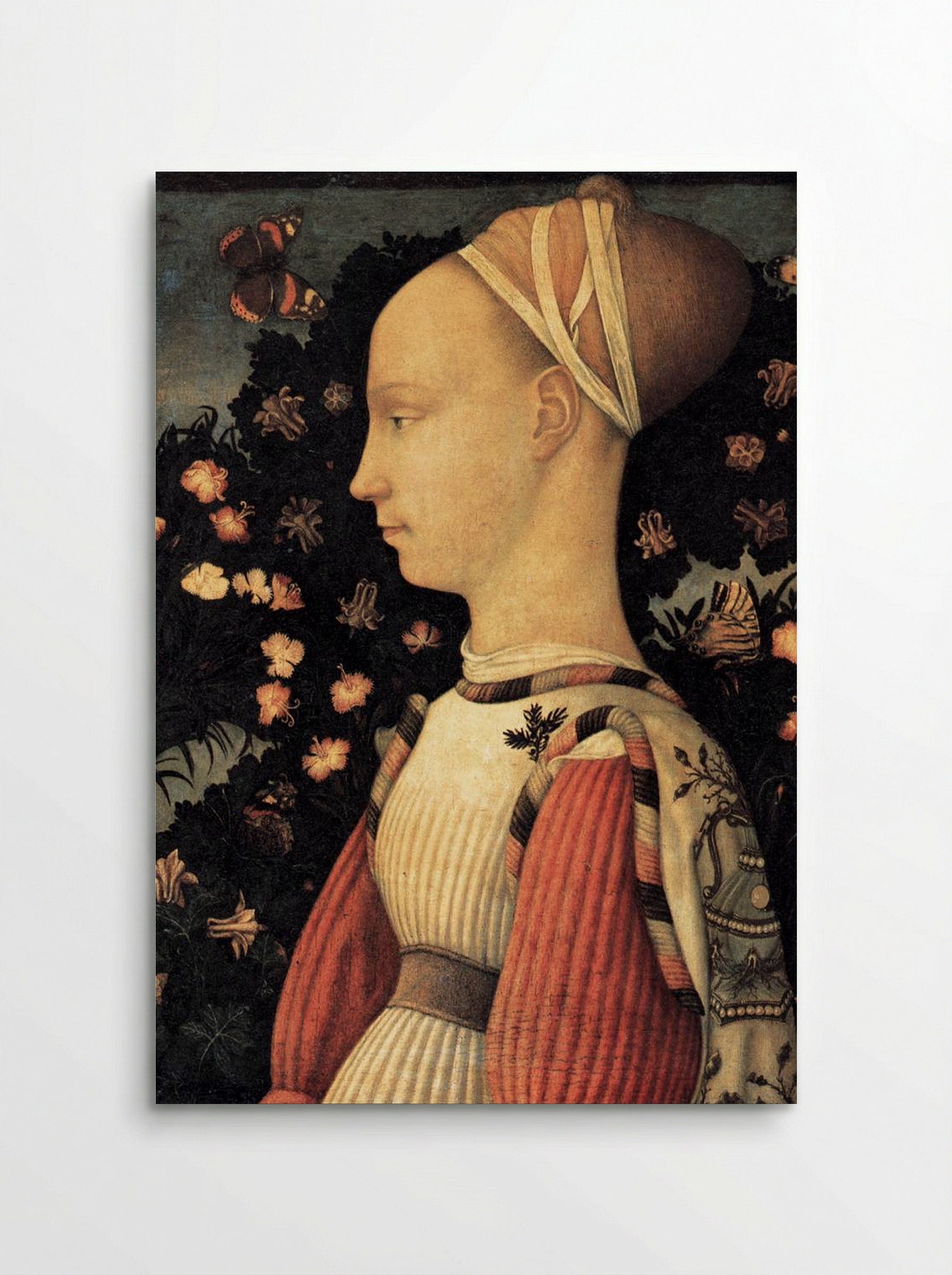 Portrait of a Princess of the House of Este - Pisanello - Poster