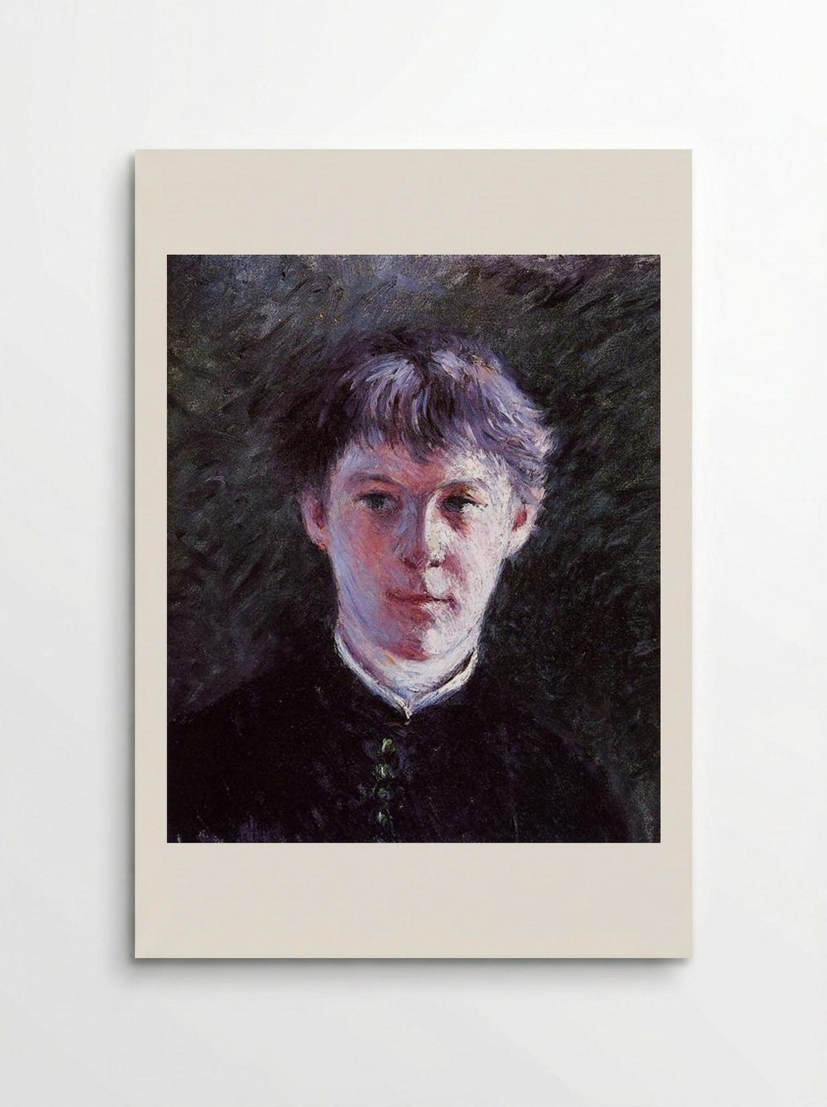 Portrait of a Schoolboy - Gustave Caillebotte - Poster