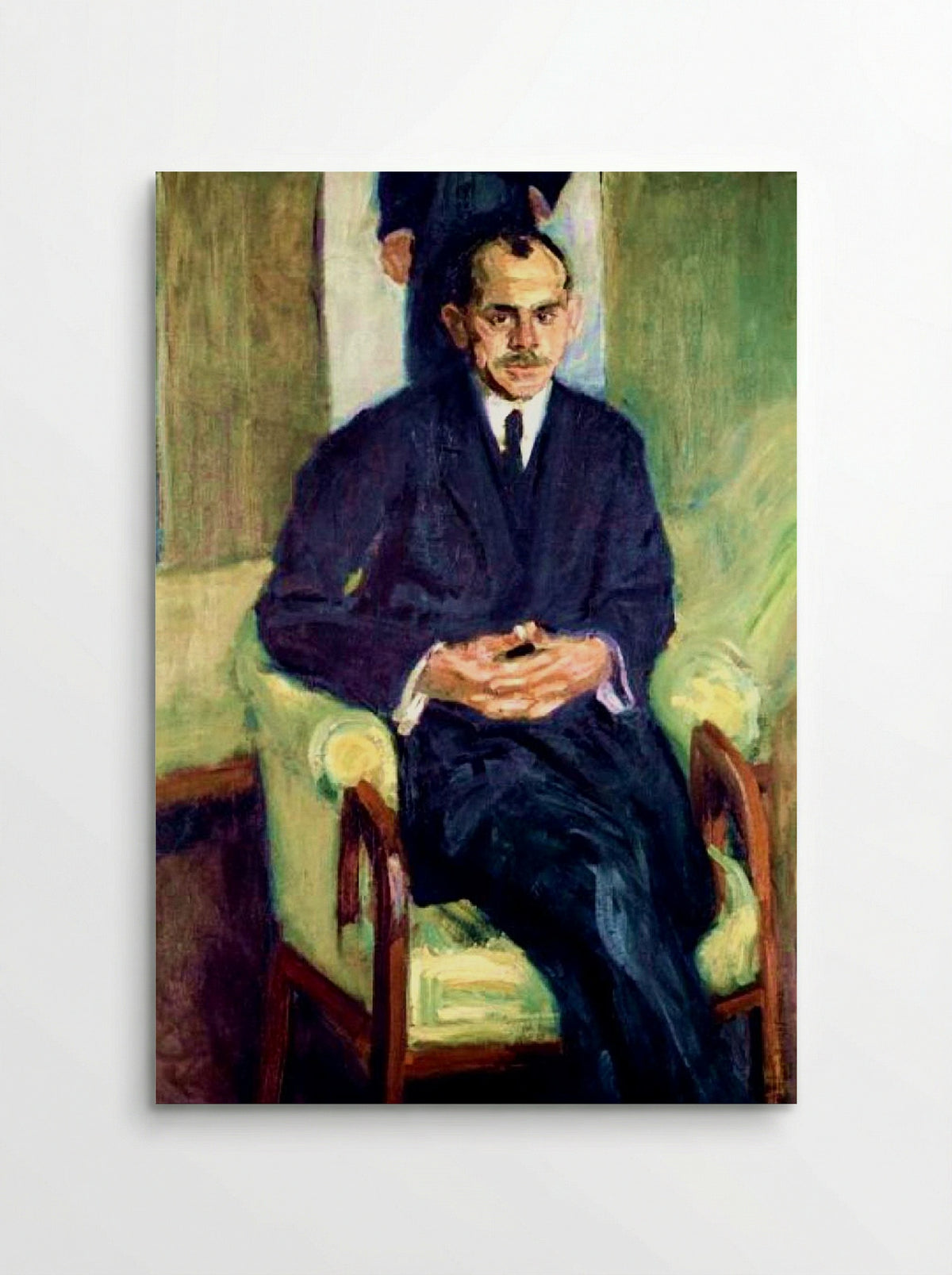 Portrait of a Seated Man (Richard Gerstl) - Richard Gerstl - Poster