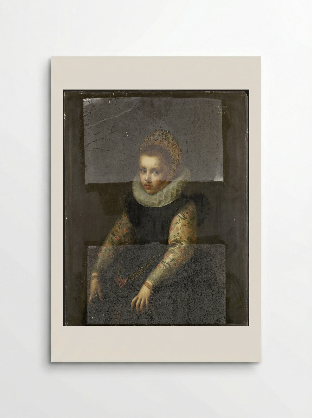 Portrait of a Sister of Catharina Fourmenois - Gortzius Geldorp - Poster