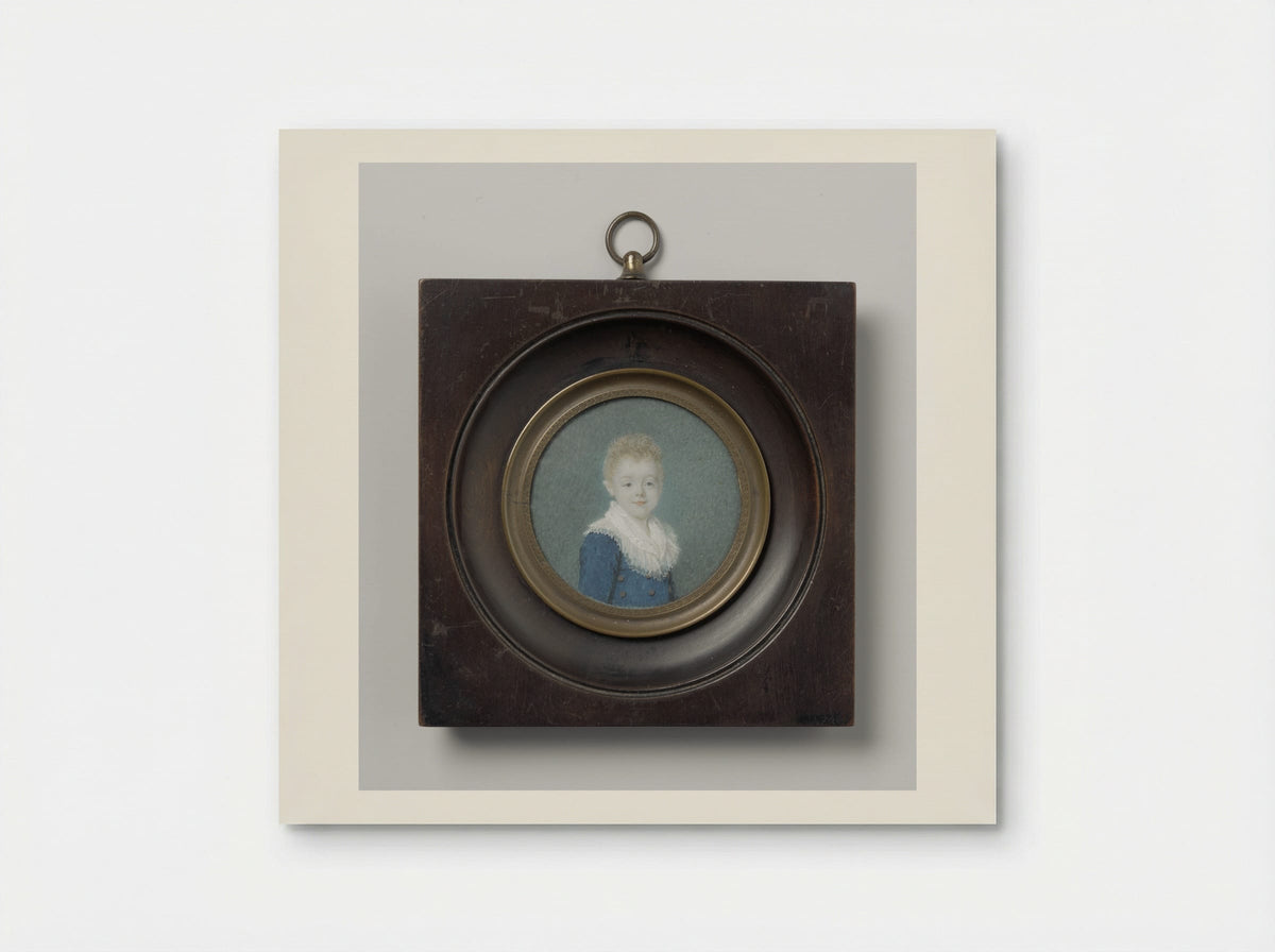 Portrait of a Six-Year-Old Boy from the Bus Family - Joseph Boze - Poster